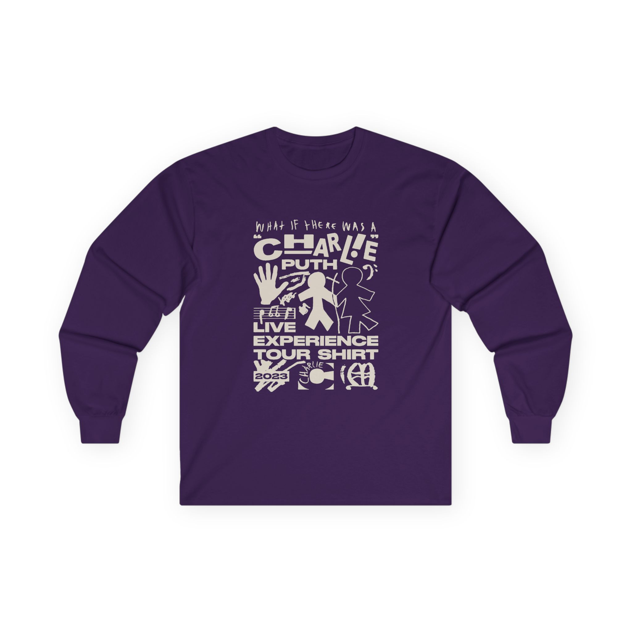 Charlie Puth What If There Was A Tour Unisex Ultra Cotton Long Sleeve Tee - Image 15
