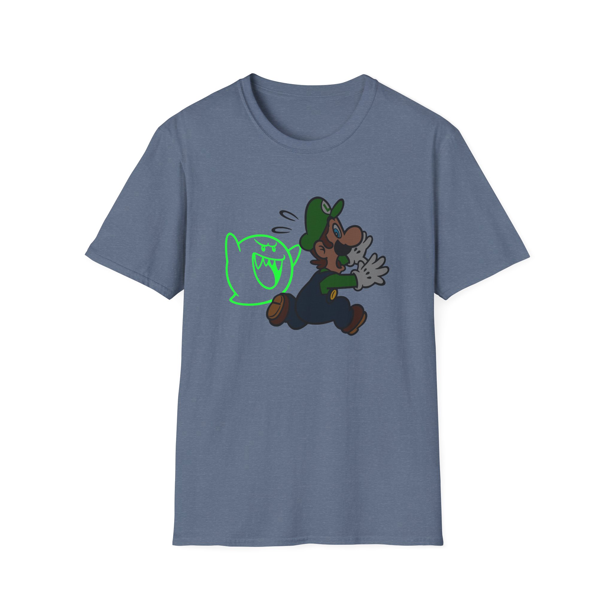 NTD Luigi™ and Boo Unisex Softstyle T-Shirt - Image 17