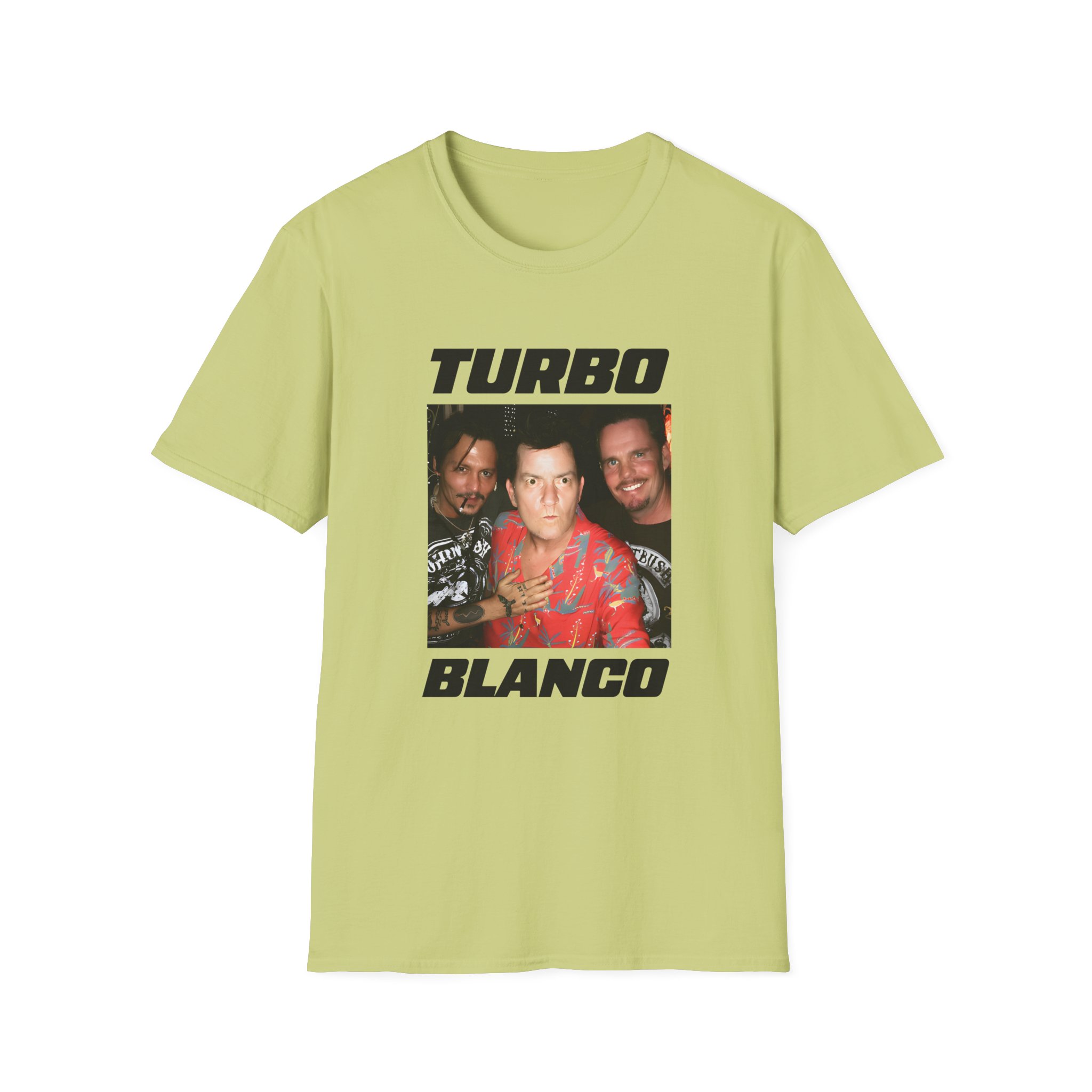 Chris Lorenzo Turbo Blanco Unisex Softstyle T-shirt - Image 11