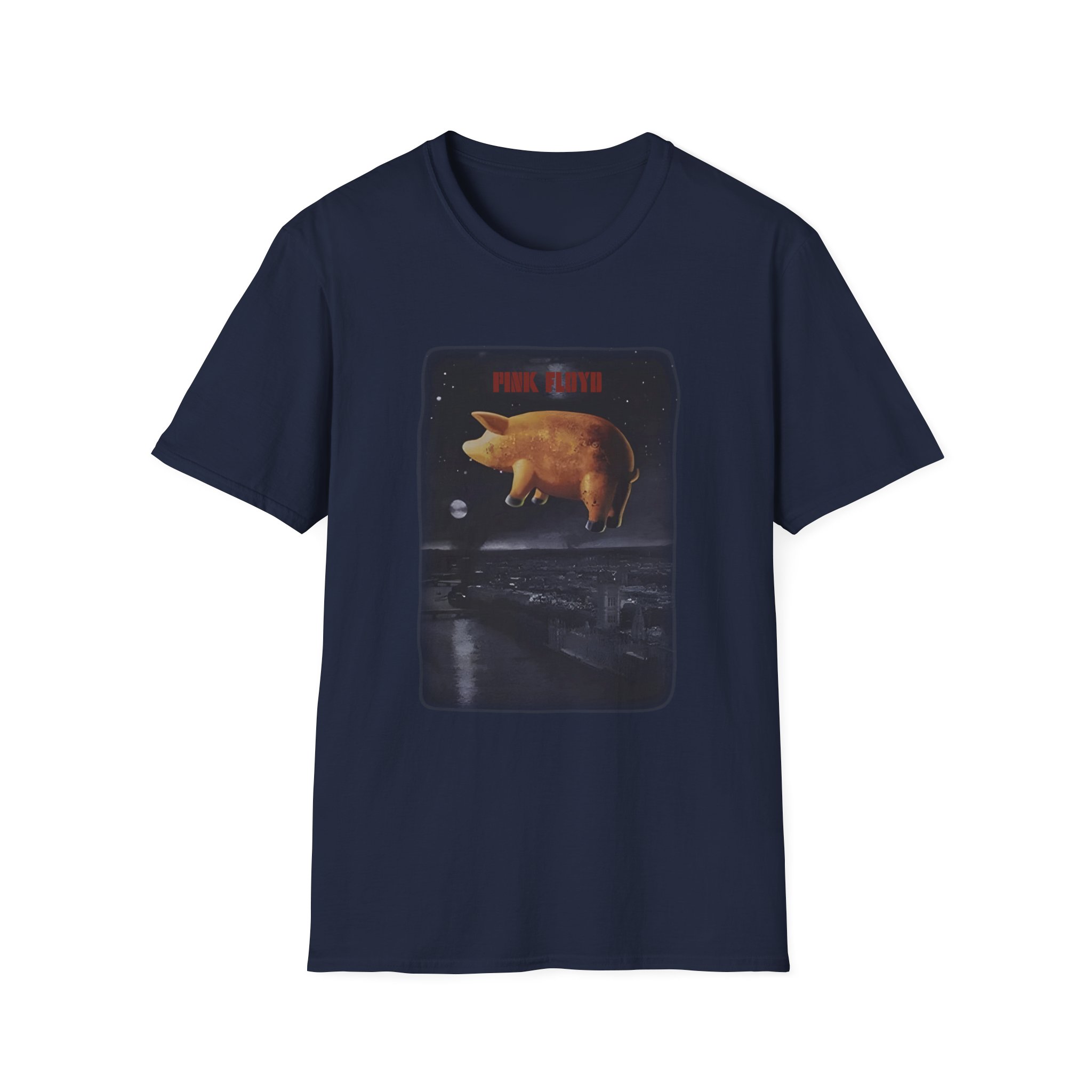 Pink Floyd Pigs Over London Unisex Softstyle T-Shirt - Image 7