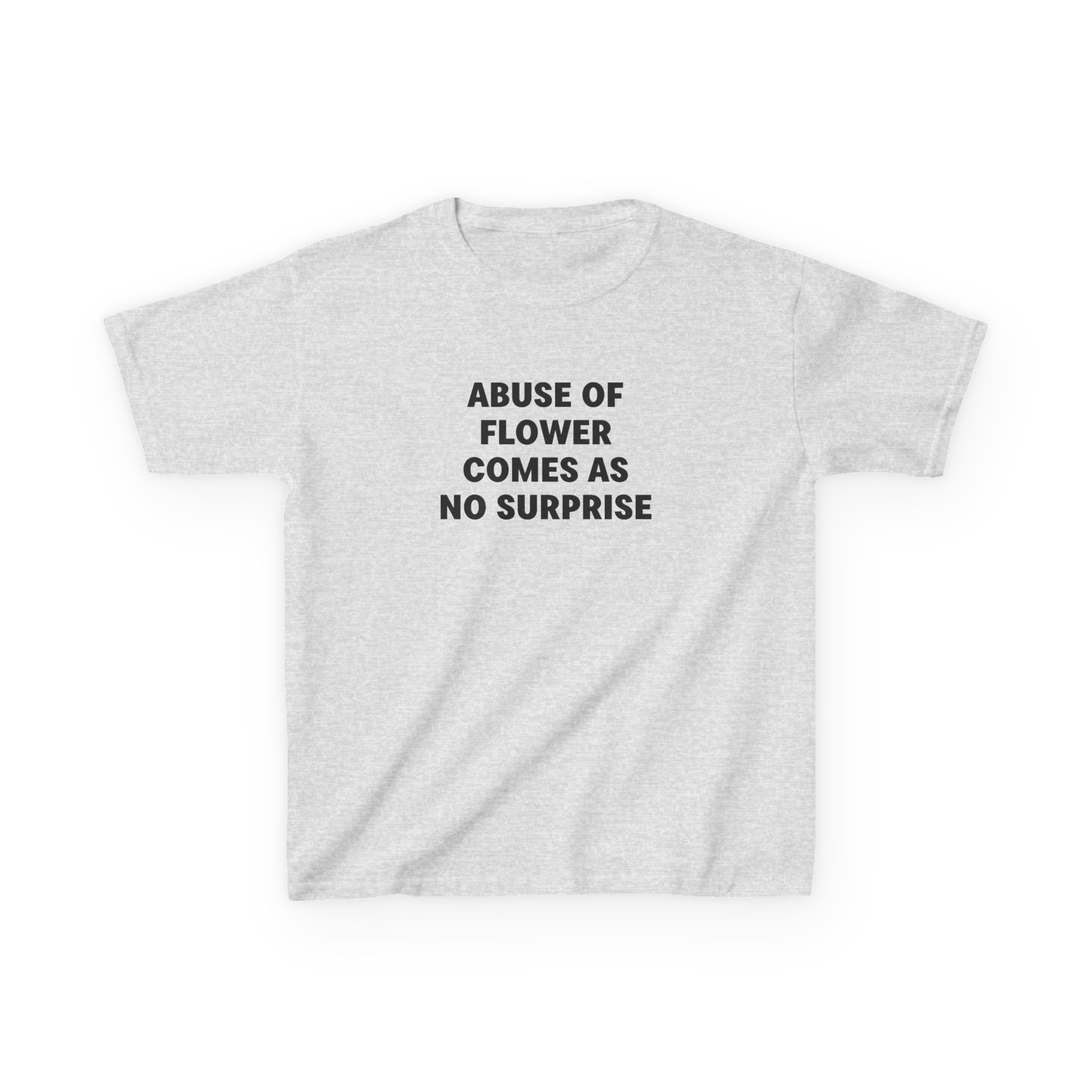 Jenny Holzer Abuse of Flower Comes as No Surprise Kids Heavy Cotton™ Tee - Image 3