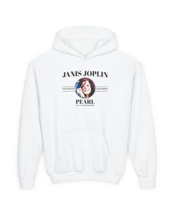 Janis Joplin Pearl Youth Heavy Blend Hooded Sweatshirt