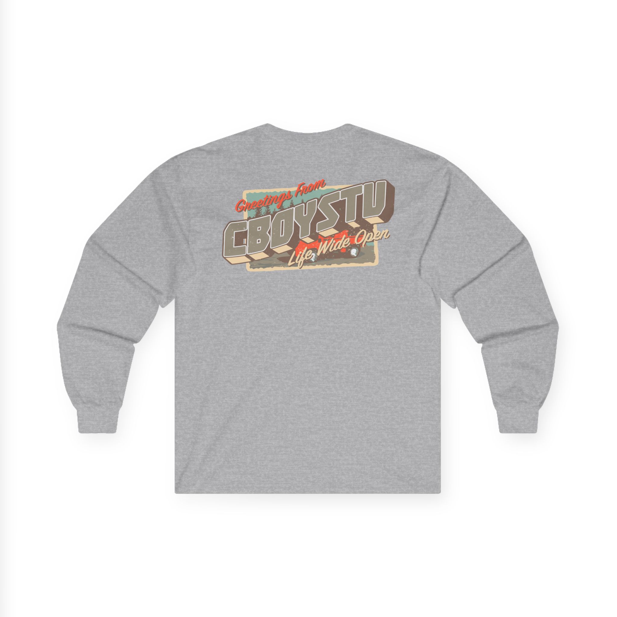 Cboystv Postcard Unisex Ultra Cotton Long Sleeve Tee - Image 8