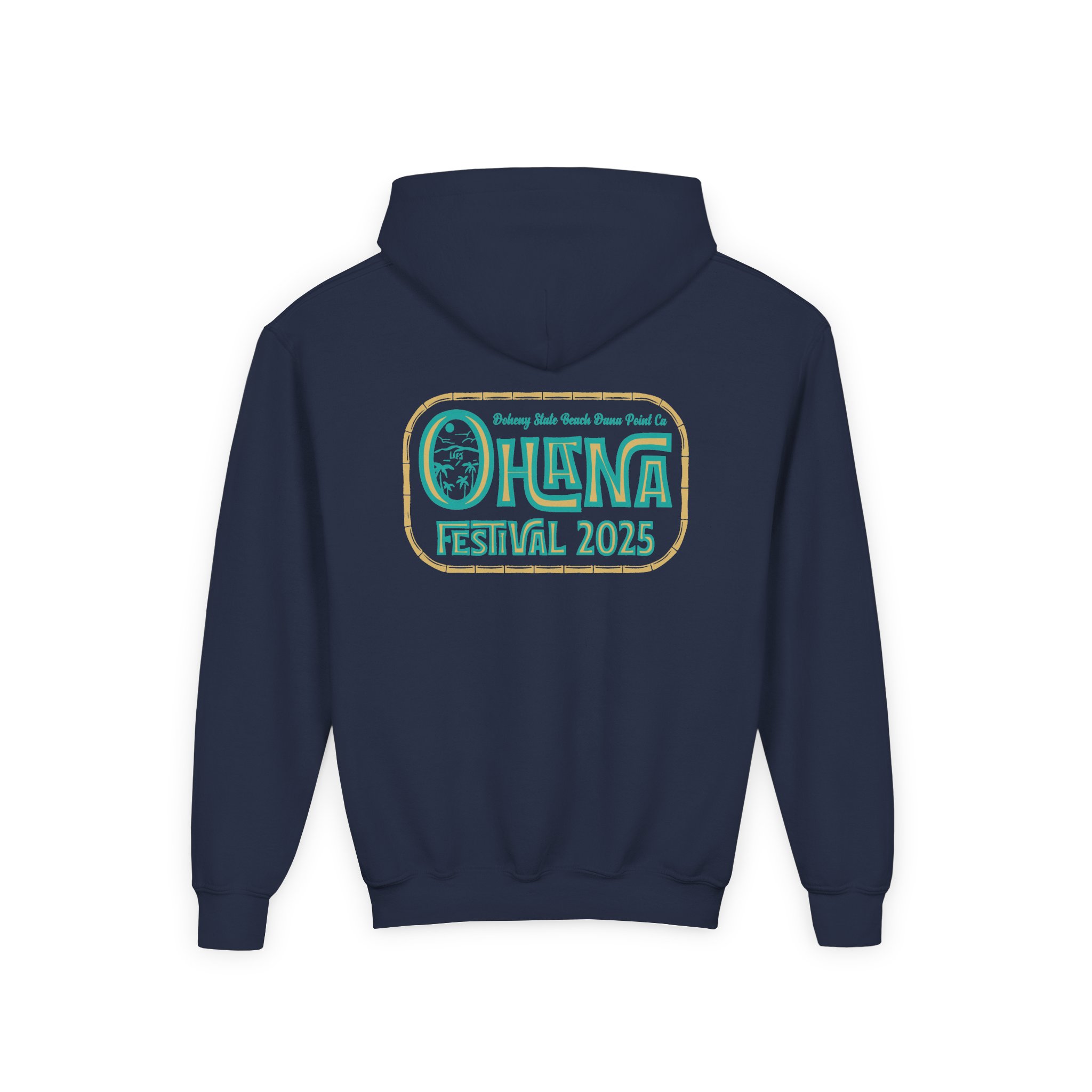 Eddie Vedder Ohana Festival Youth Heavy Blend Hooded Sweatshirt - Image 8