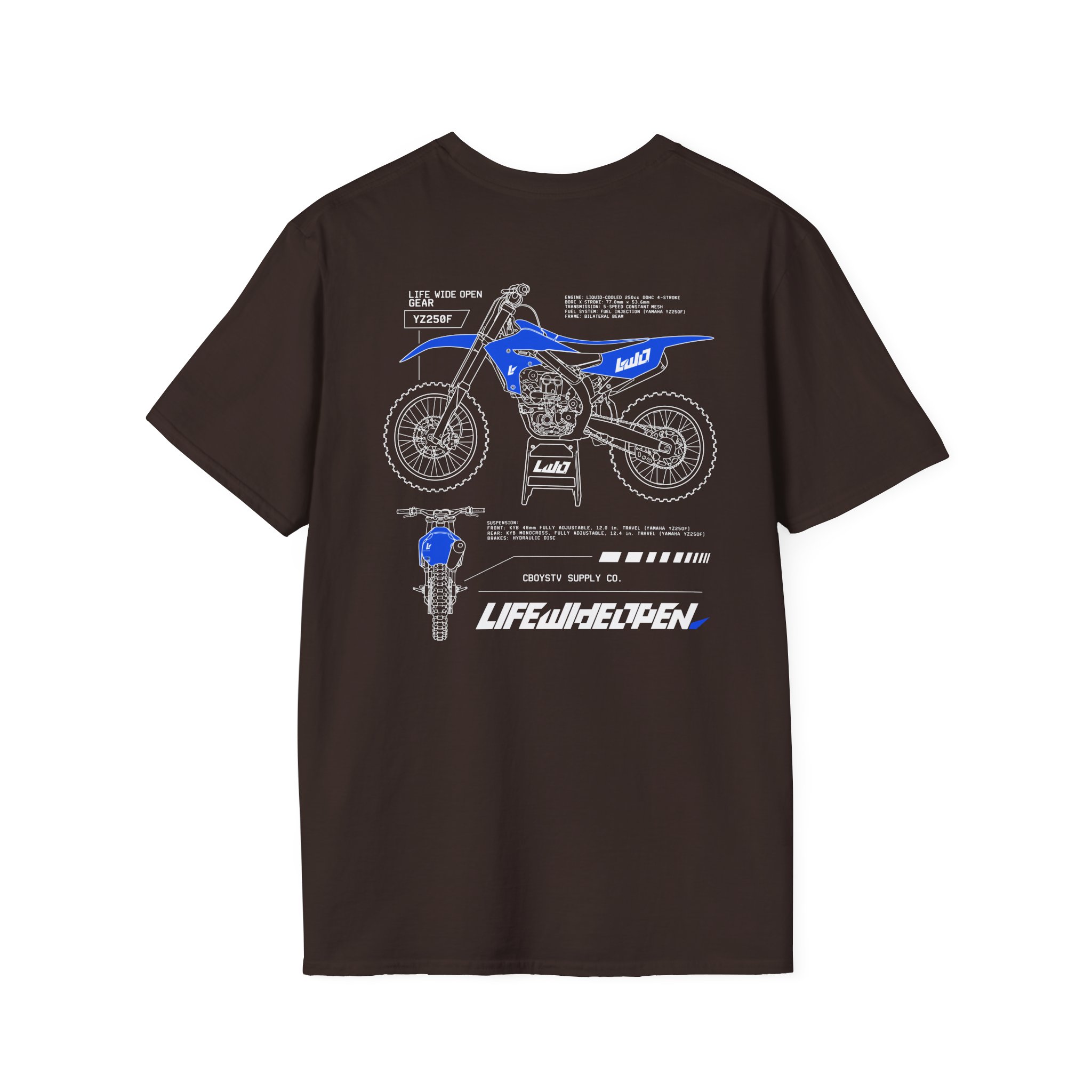 Cboystv Yamaha Spec Unisex Softstyle T-Shirt - Image 6