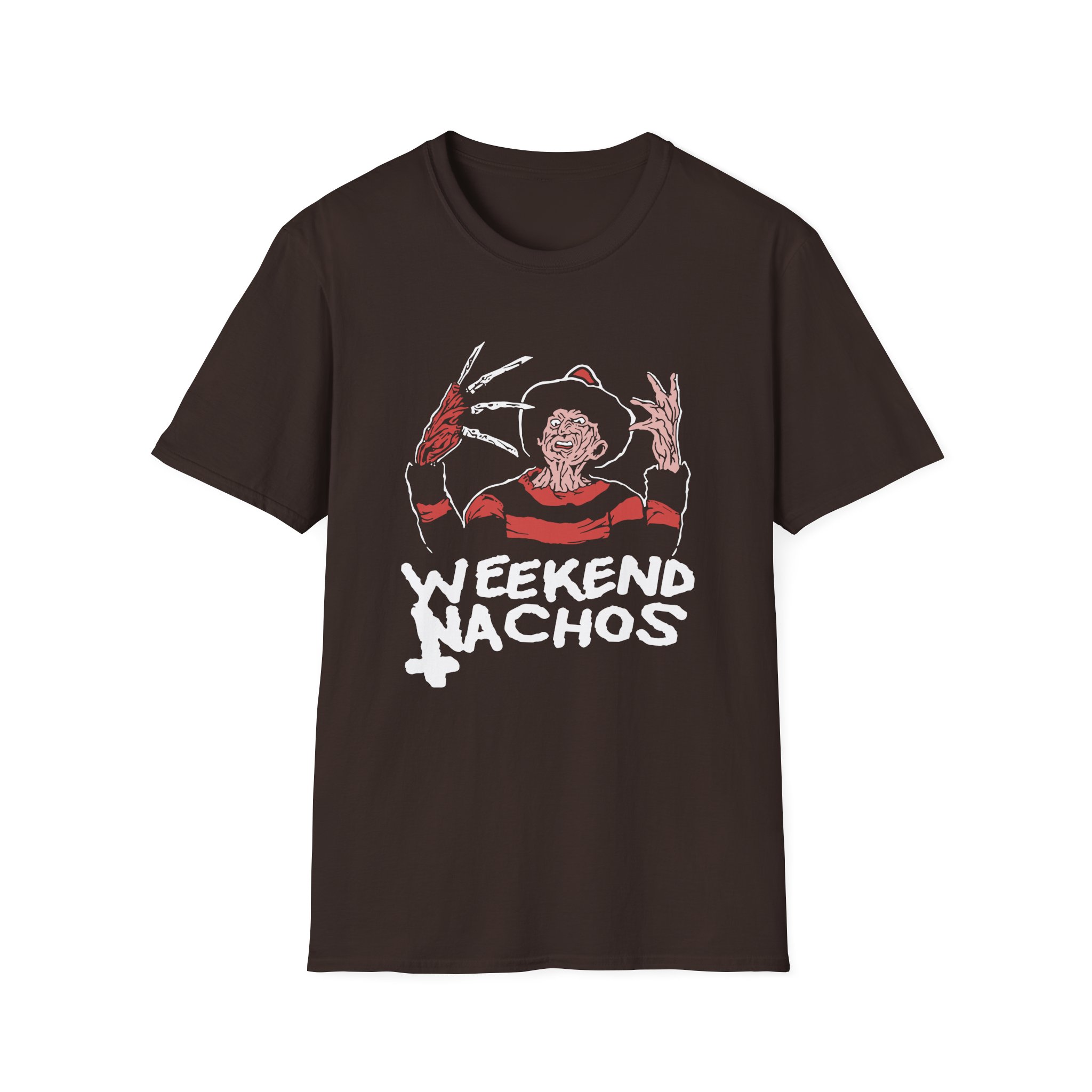 Weekend Nachos Freddy Unisex Softstyle T-Shirt - Image 3