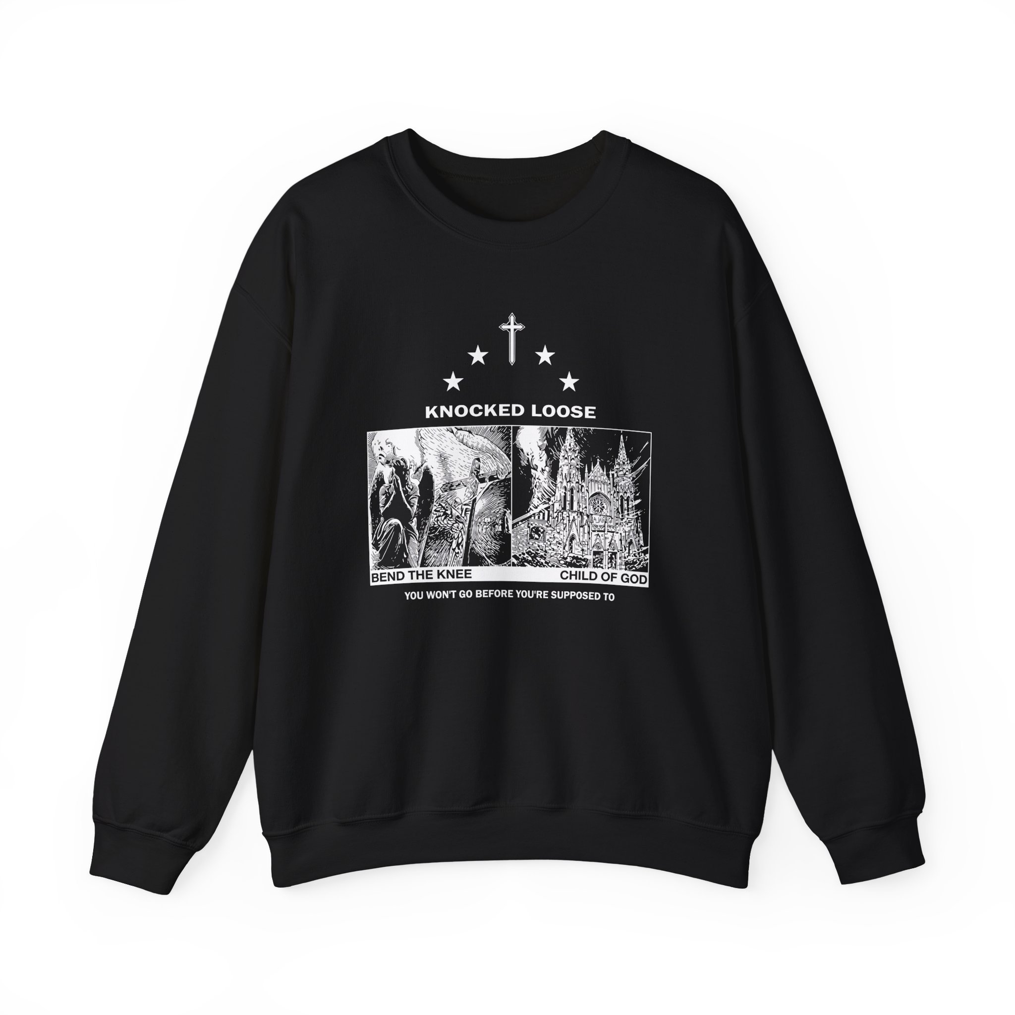 Knocked Loose Blinding Faith Royal Unisex Heavy Blend™ Crewneck Sweatshirt - Image 3