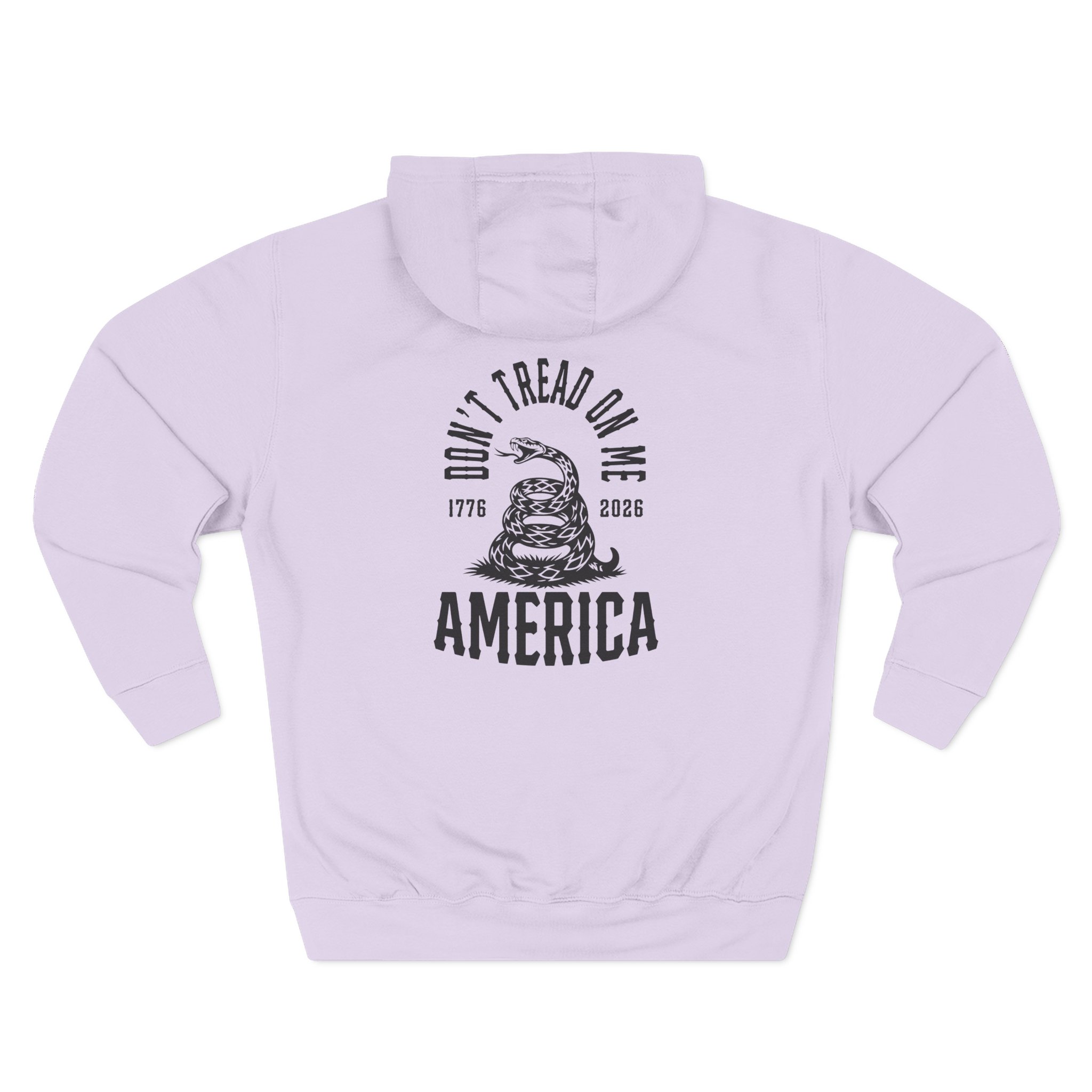Valuetainment Don't Tread on Me Three-Panel Fleece Hoodie - Image 14
