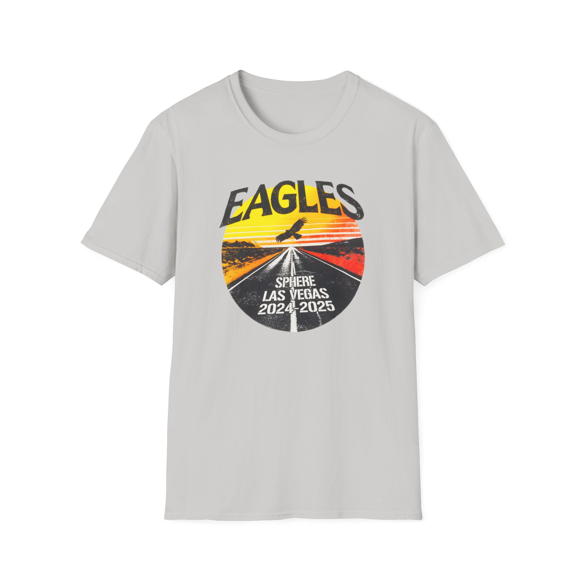 The Eagles Sphere 2024 / 2025 Sunset Unisex Softstyle T-Shirt - Image 5