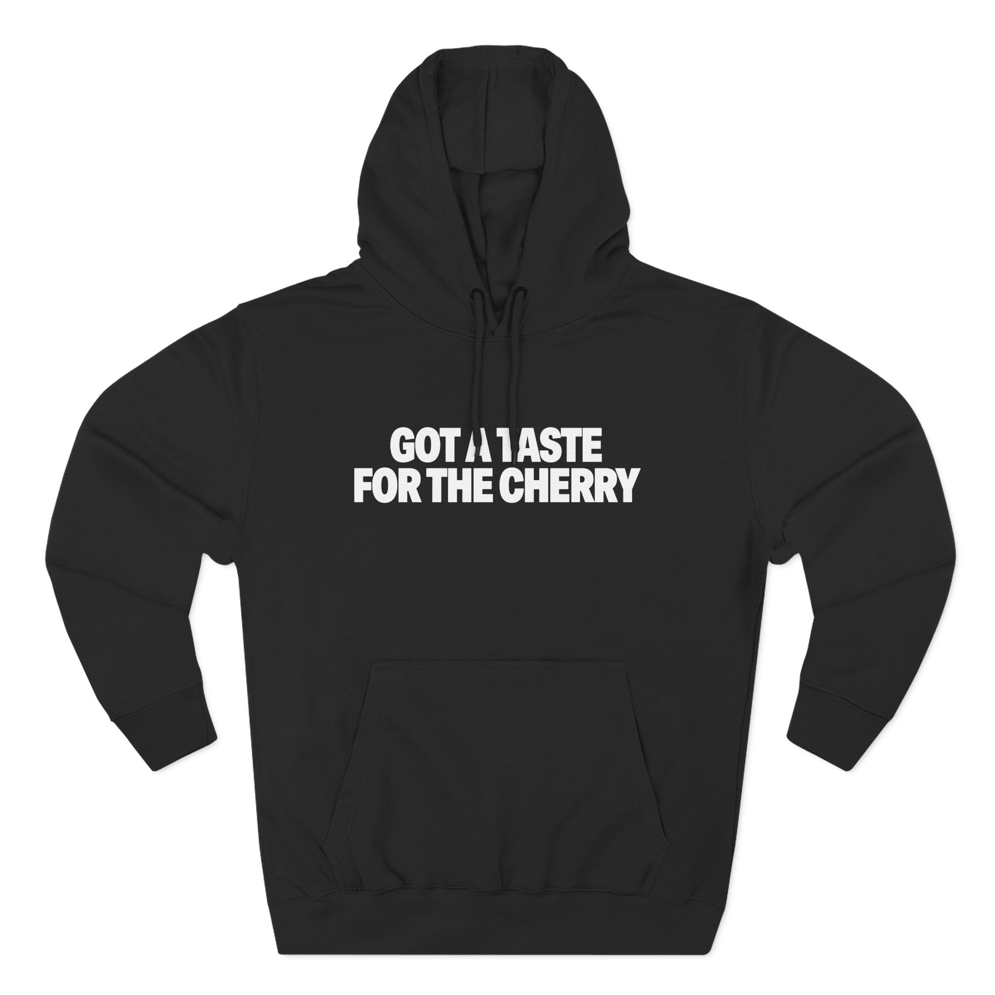 D L Take a Bite Cherry Three-panel Fleece Hoodie