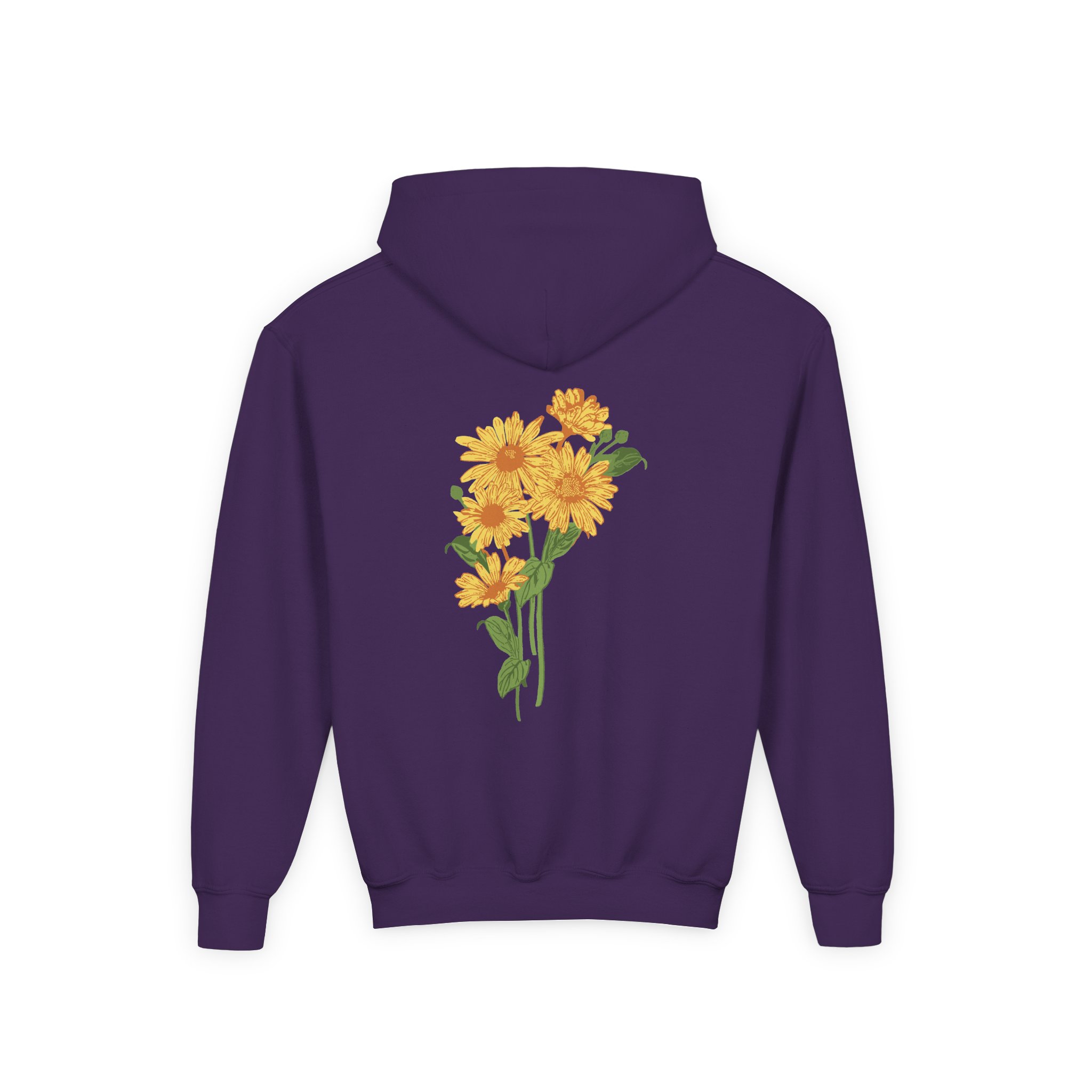 Janis Joplin Sherpa Fleece Youth Heavy Blend Hooded Sweatshirt - Image 14