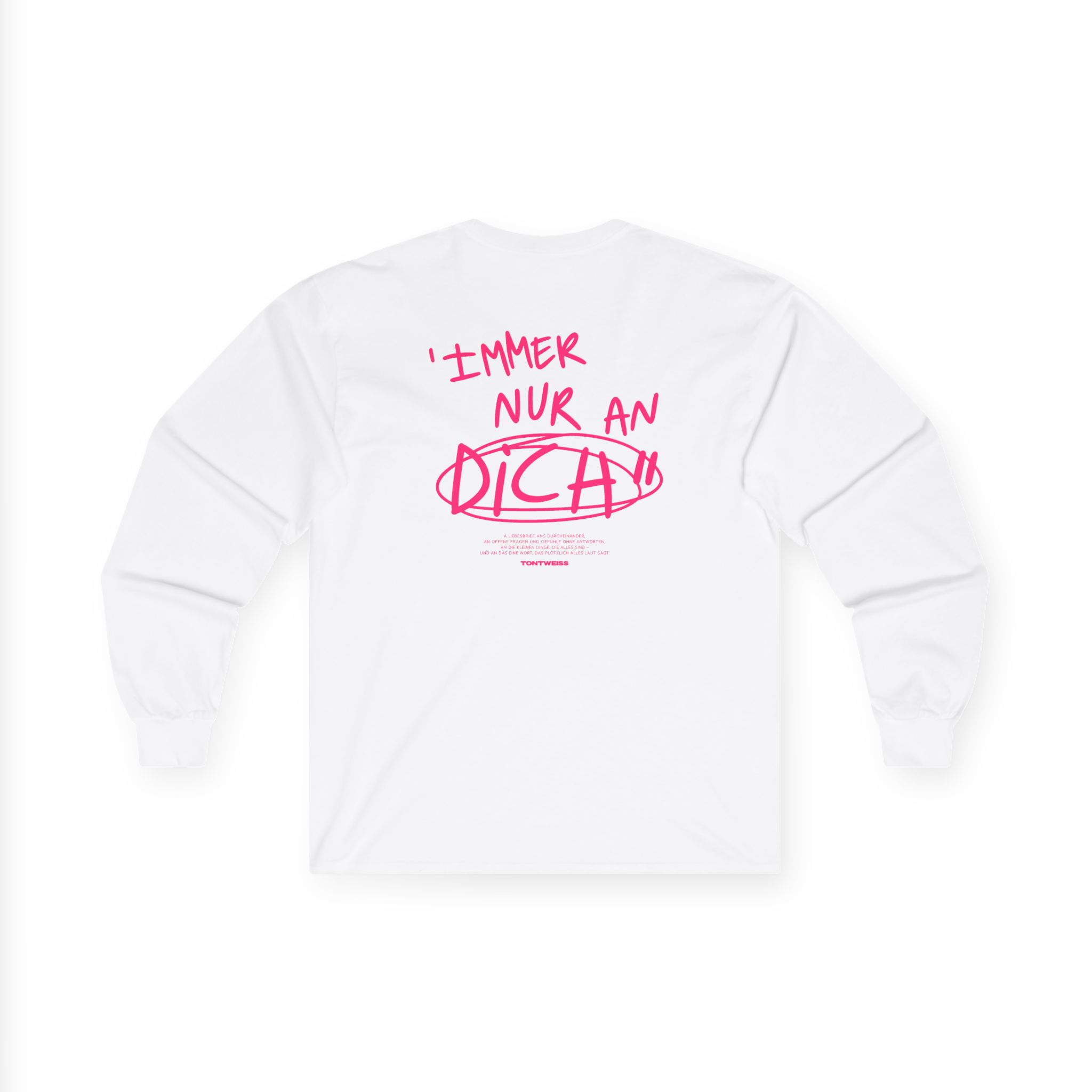 Tom Twers Immer Nur an Dich Unisex Ultra Cotton Long Sleeve Tee - Image 2