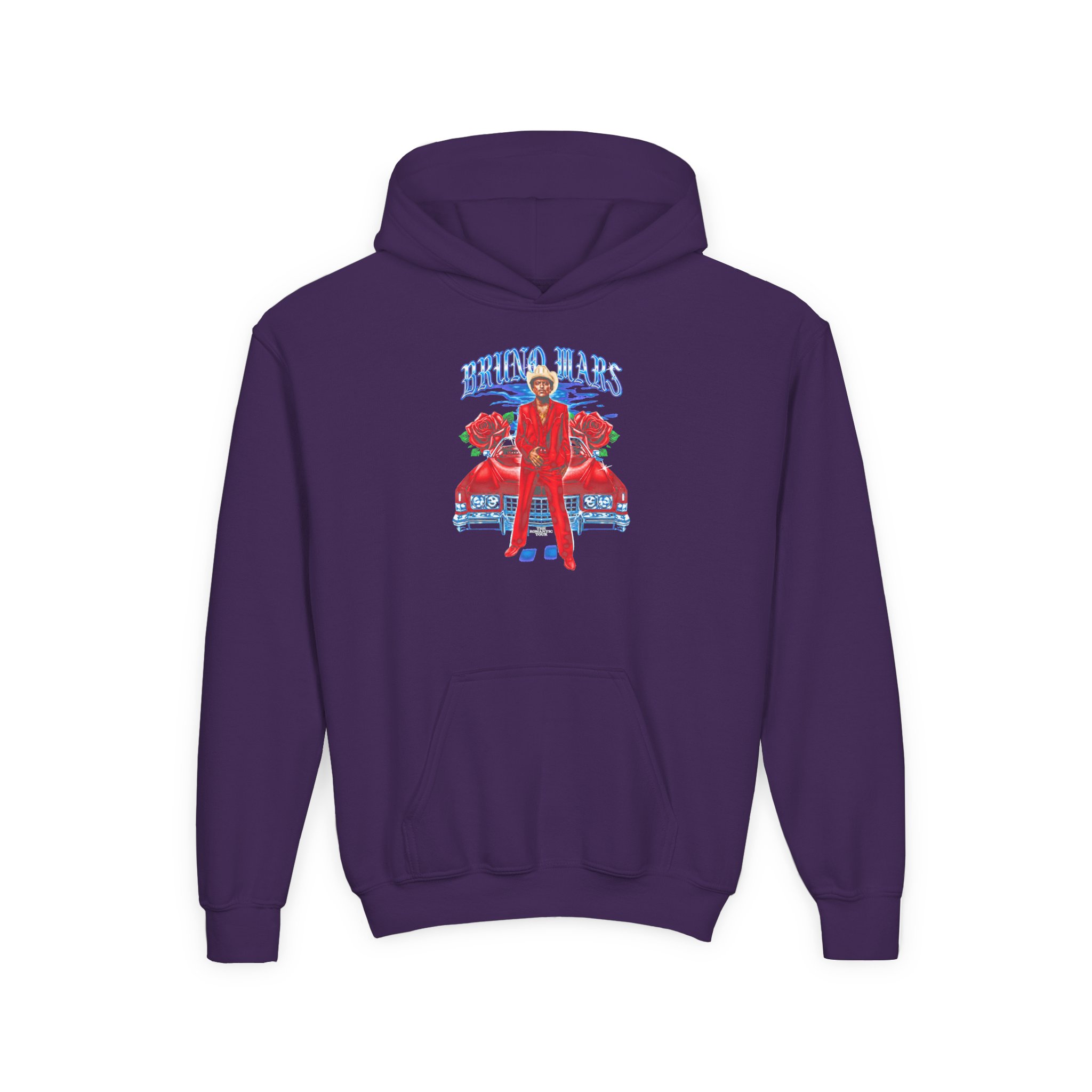Bruno Mars Tampa the Romantic Youth Heavy Blend Hooded Sweatshirt - Image 7