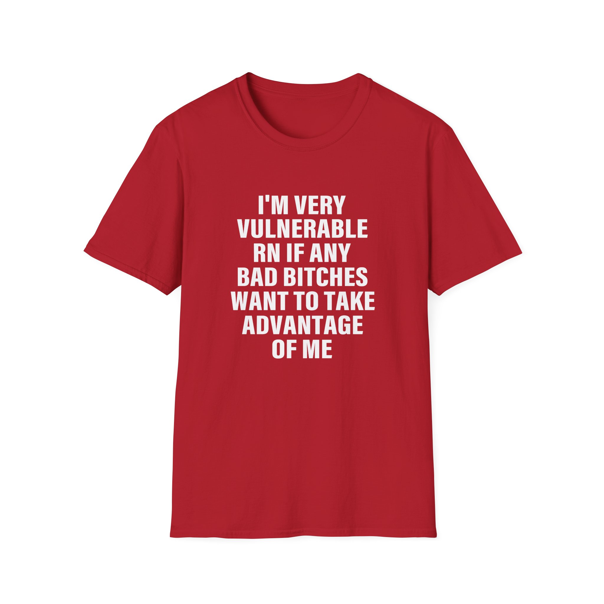 Dom Dolla I'm Very Vulnerable Rn if Any Bad Bitches Want to Take Advantage of Me Unisex Softstyle T-shirt - Image 25