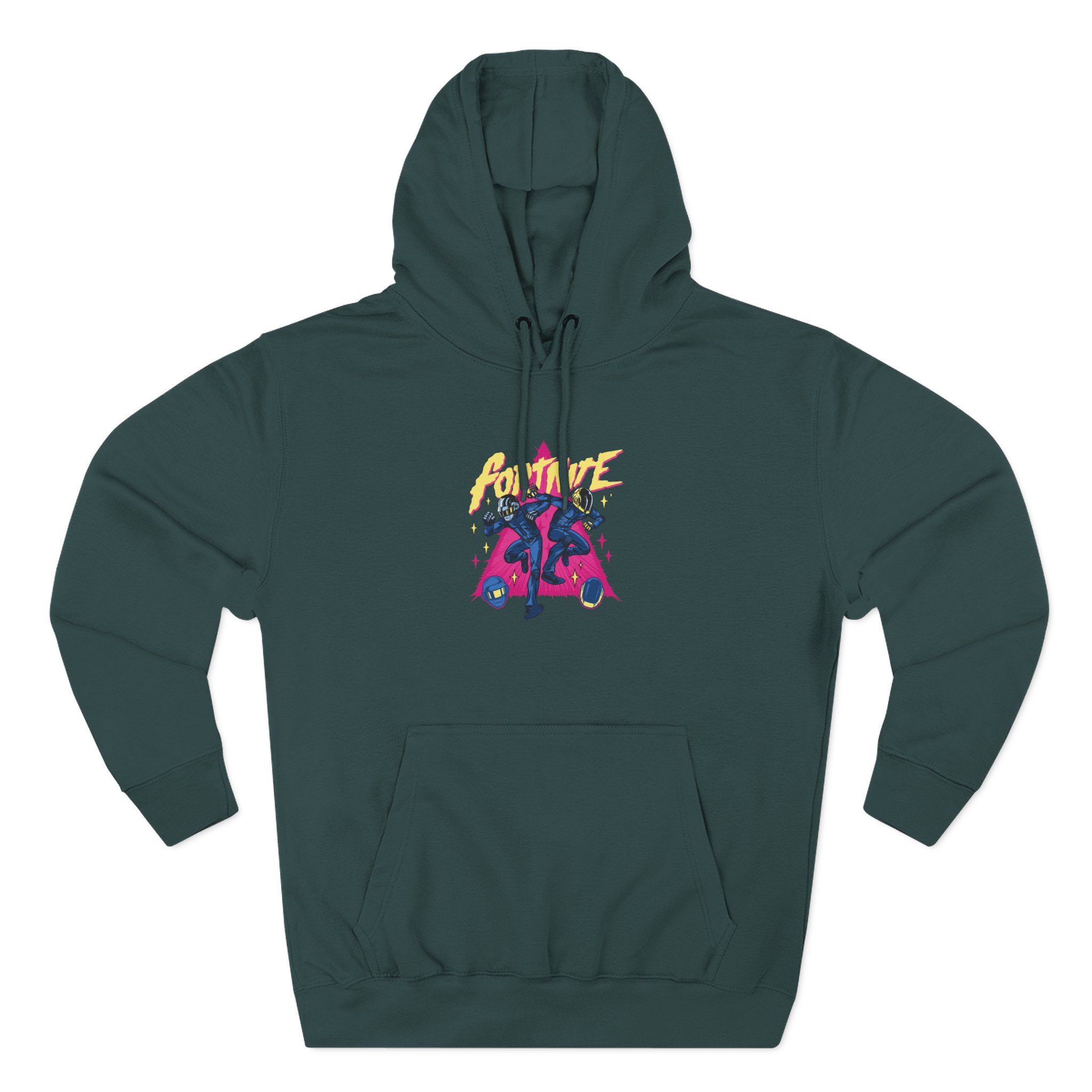 Daft Punk Ortnite X Daft Punk Three-Panel Fleece Hoodie - Image 5
