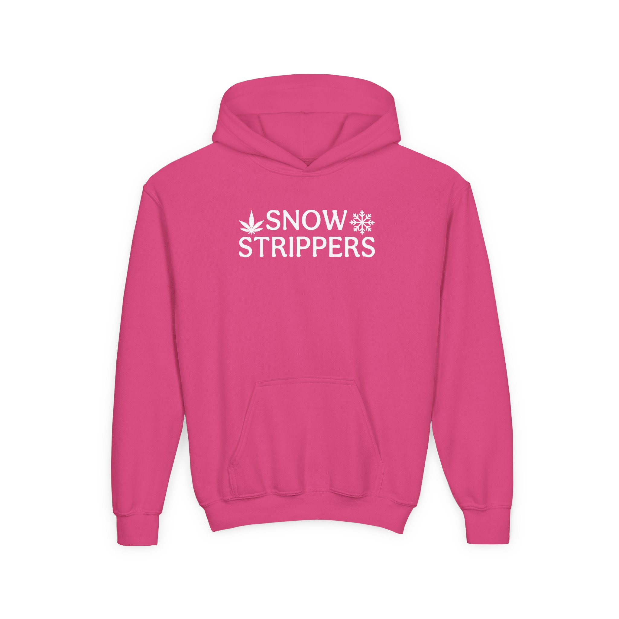 Youth Snow Strippers Heavy Blend Hooded Sweatshirt - Image 17