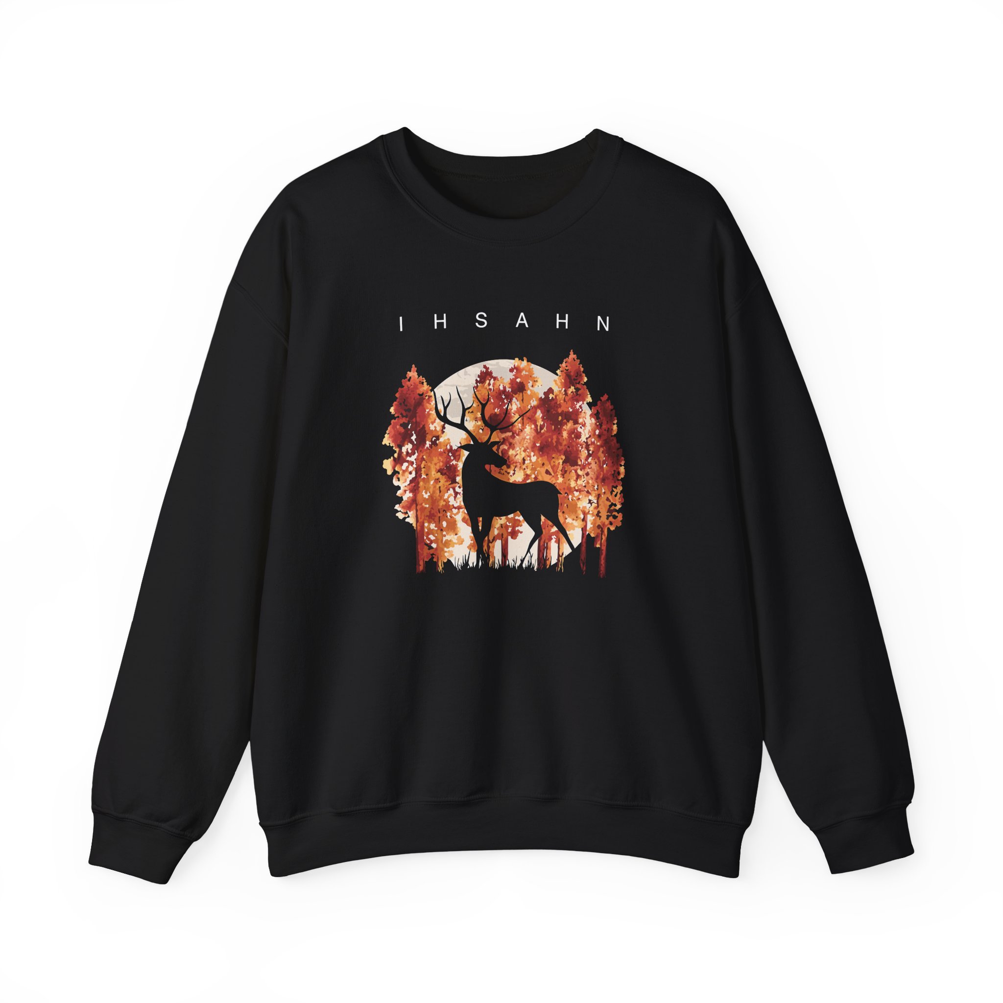 Ihsahn Silhouette Unisex Heavy Blend™ Crewneck Sweatshirt