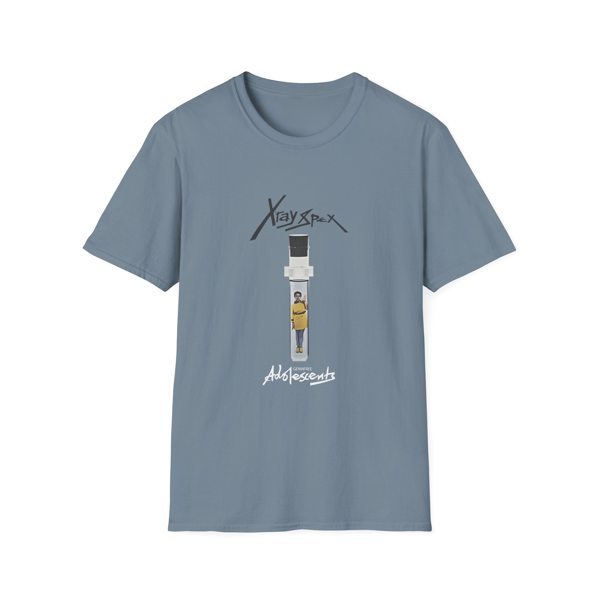 X-ray Spex Germ Free Single Tube Unisex Softstyle T-Shirt - Image 23