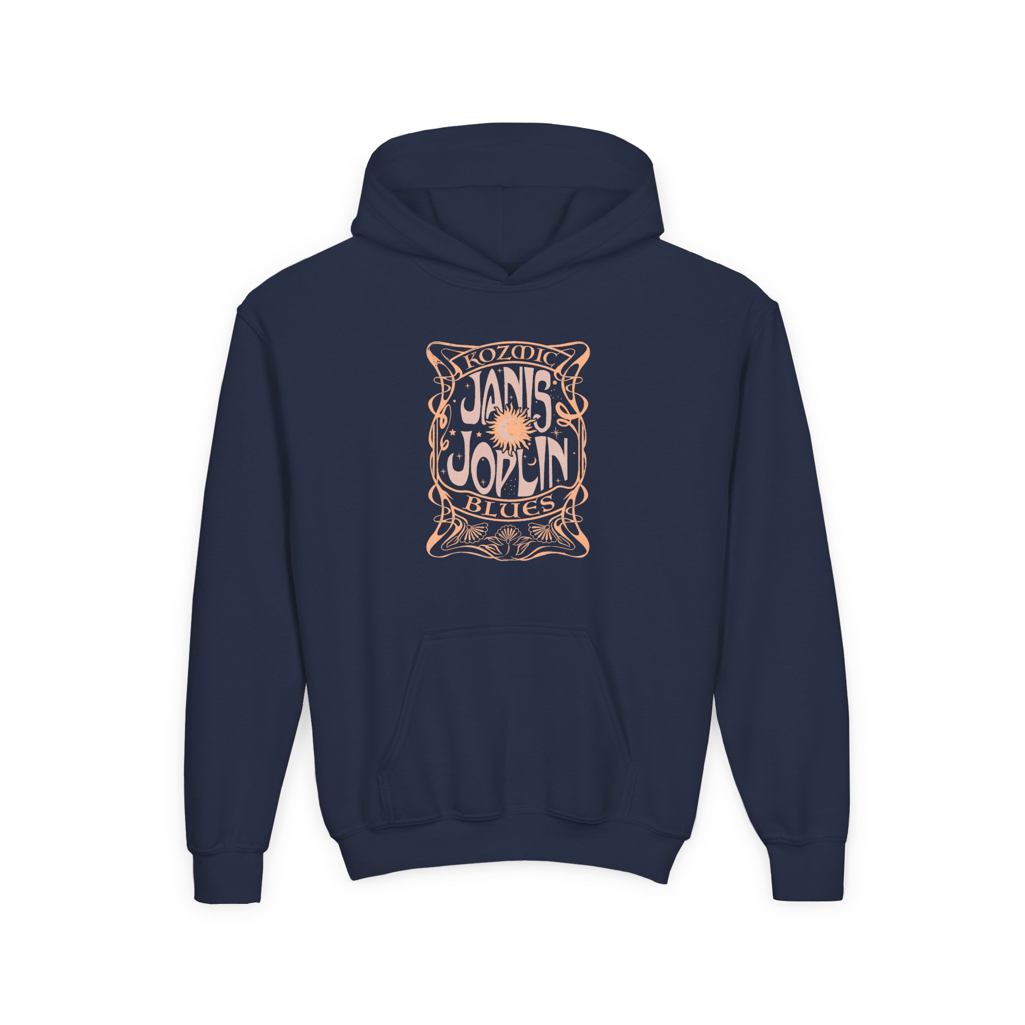 Janis Joplin Kozmic Youth Heavy Blend Hooded Sweatshirt - Image 9