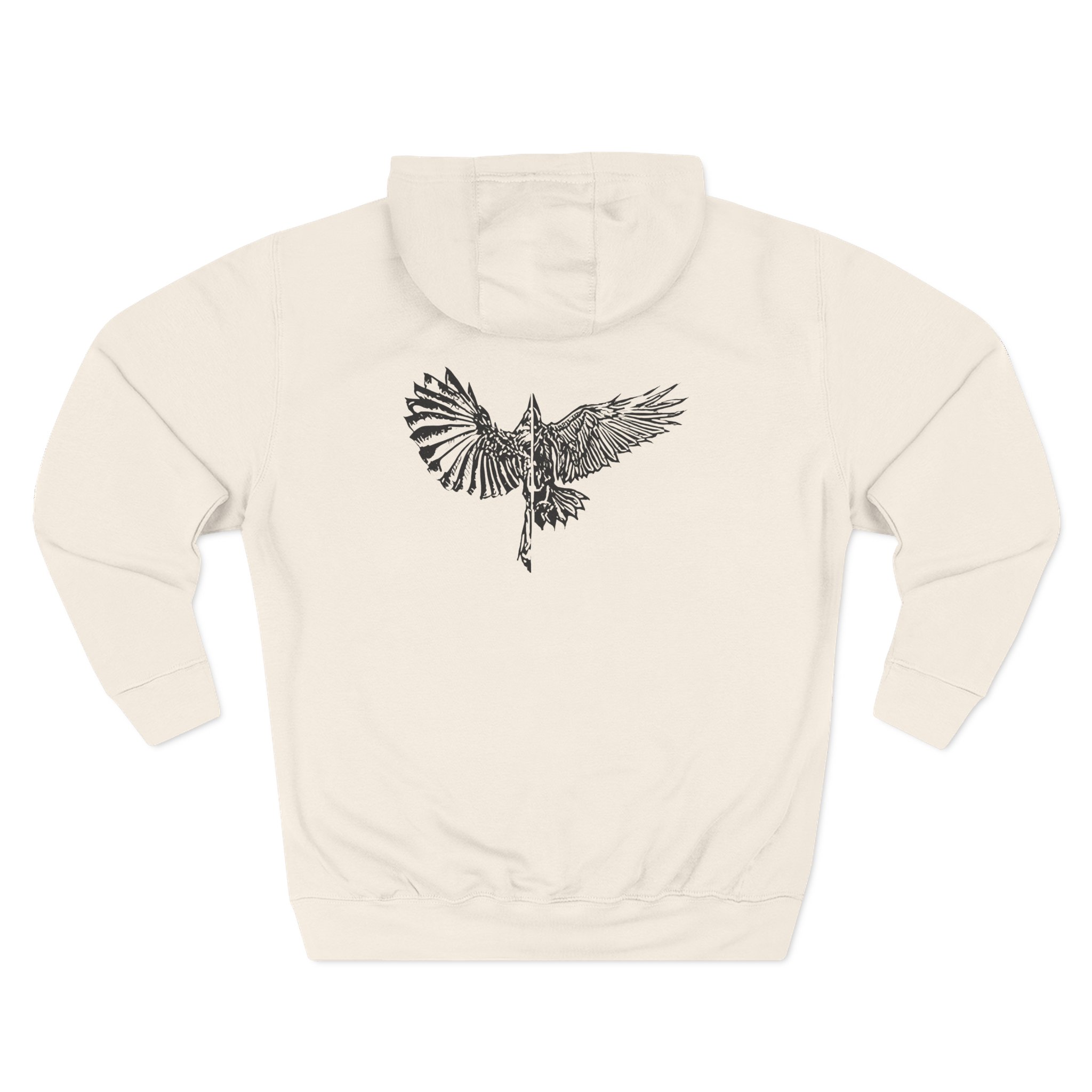 Hd Three-Panel Fleece Hoodie - Image 2