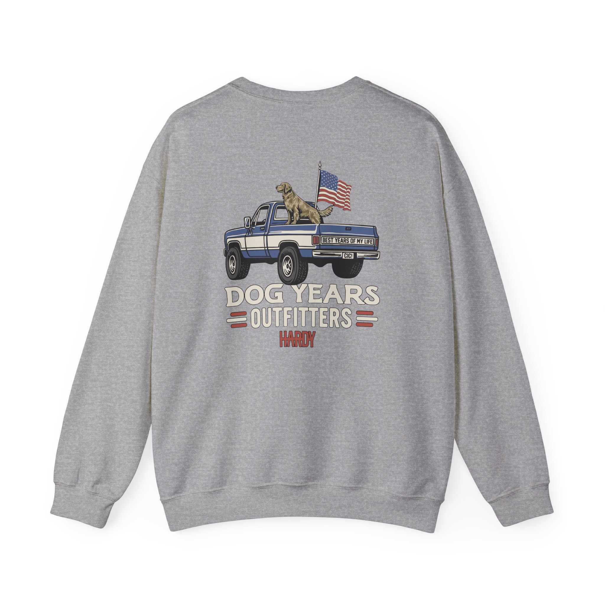 Hd dog years Unisex Heavy Blend™ Crewneck Sweatshirt - Image 8