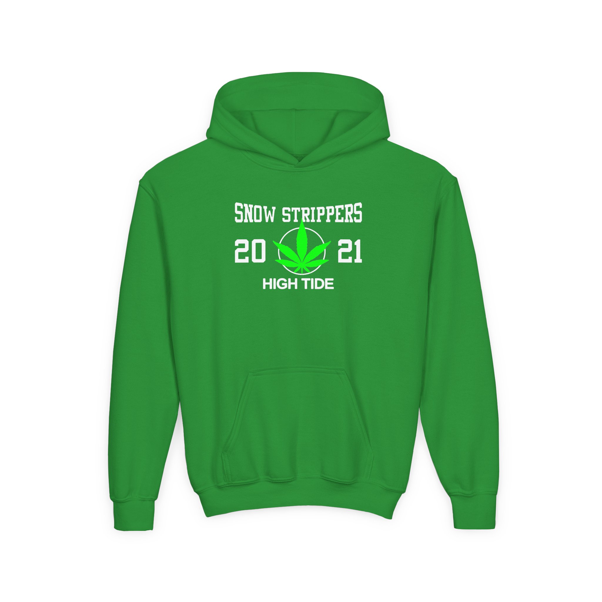 Youth Snow Strippers Heavy Blend Hooded Sweatshirt - Image 7