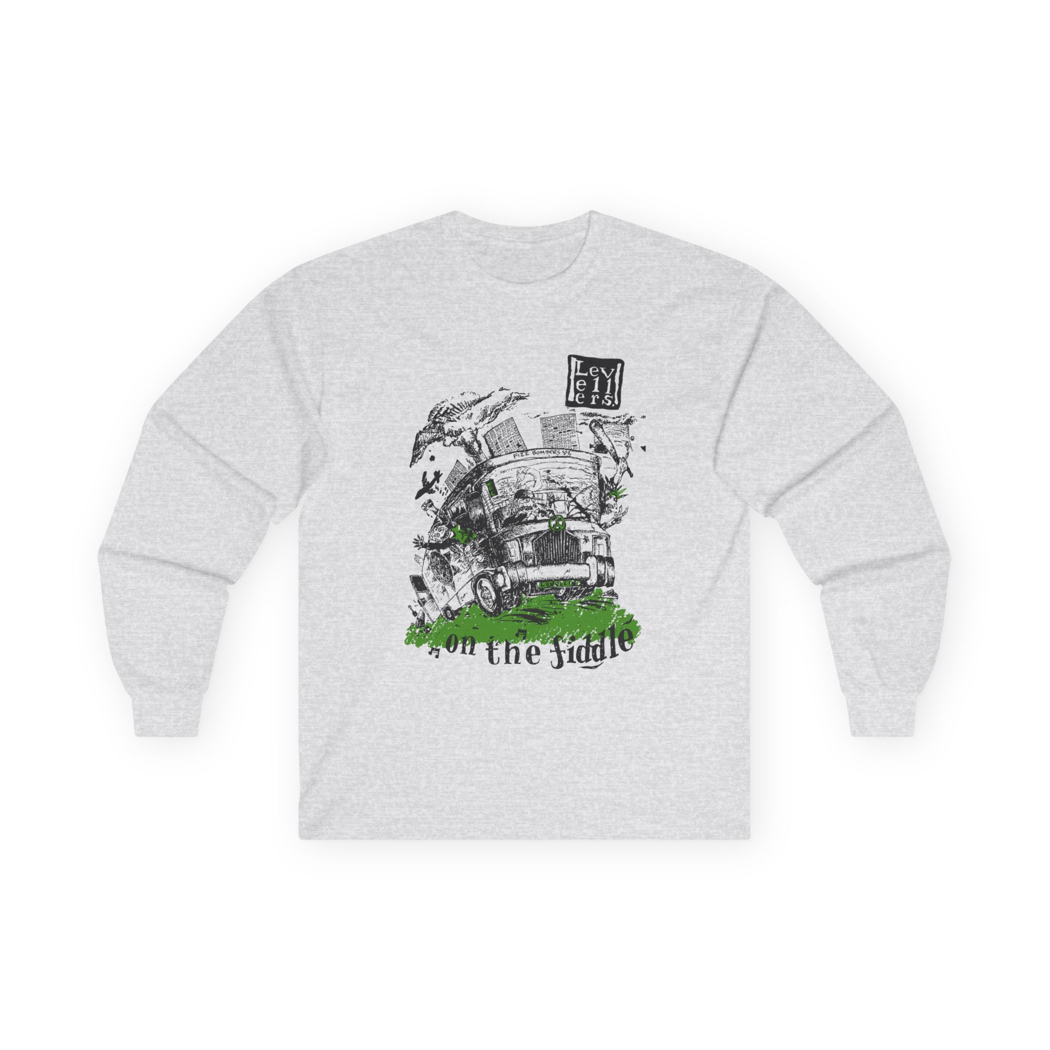 Levellers on the Fiddle Unisex Ultra Cotton Long Sleeve Tee - Image 3