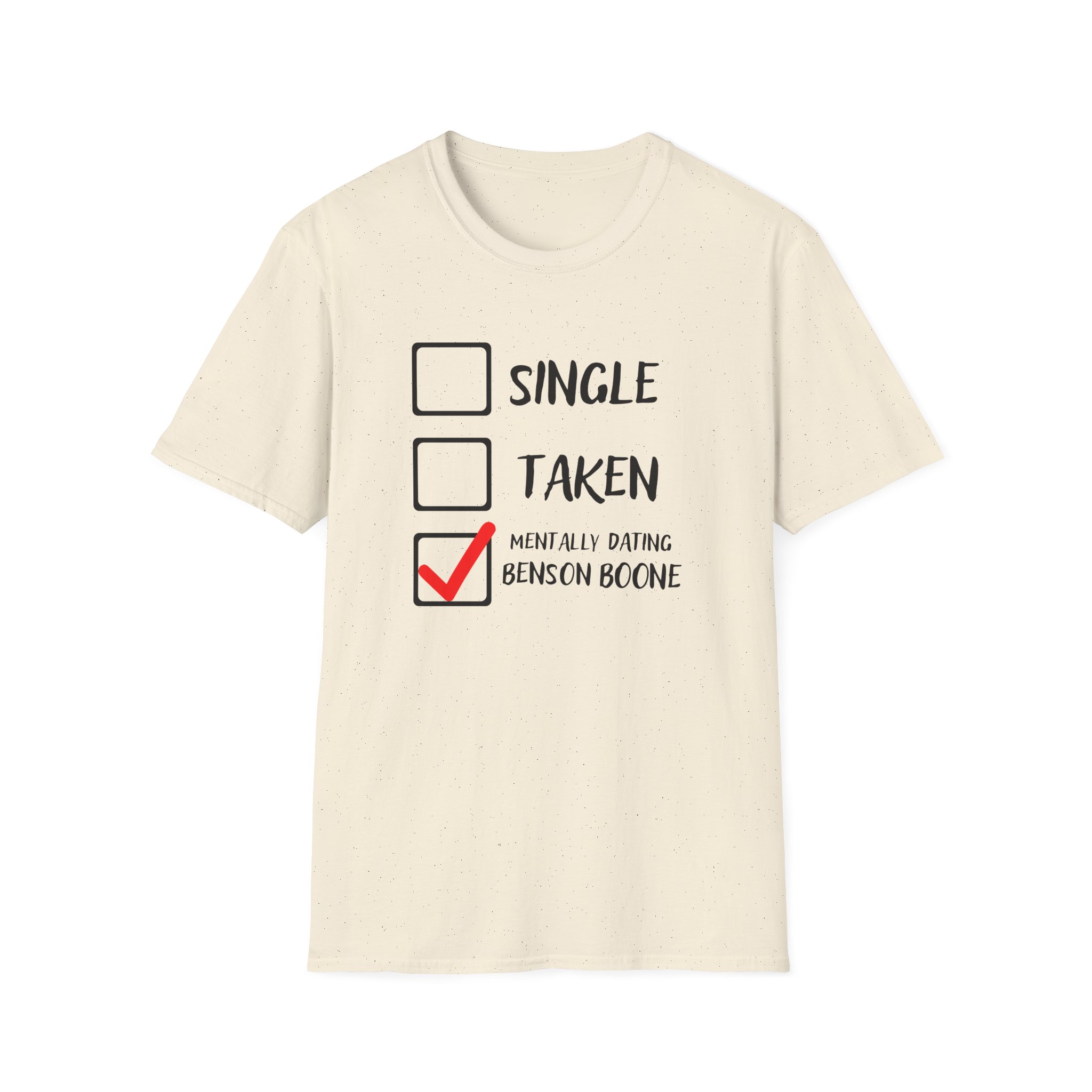 Benson Boone Mentally Dating Unisex Softstyle T-Shirt - Image 7