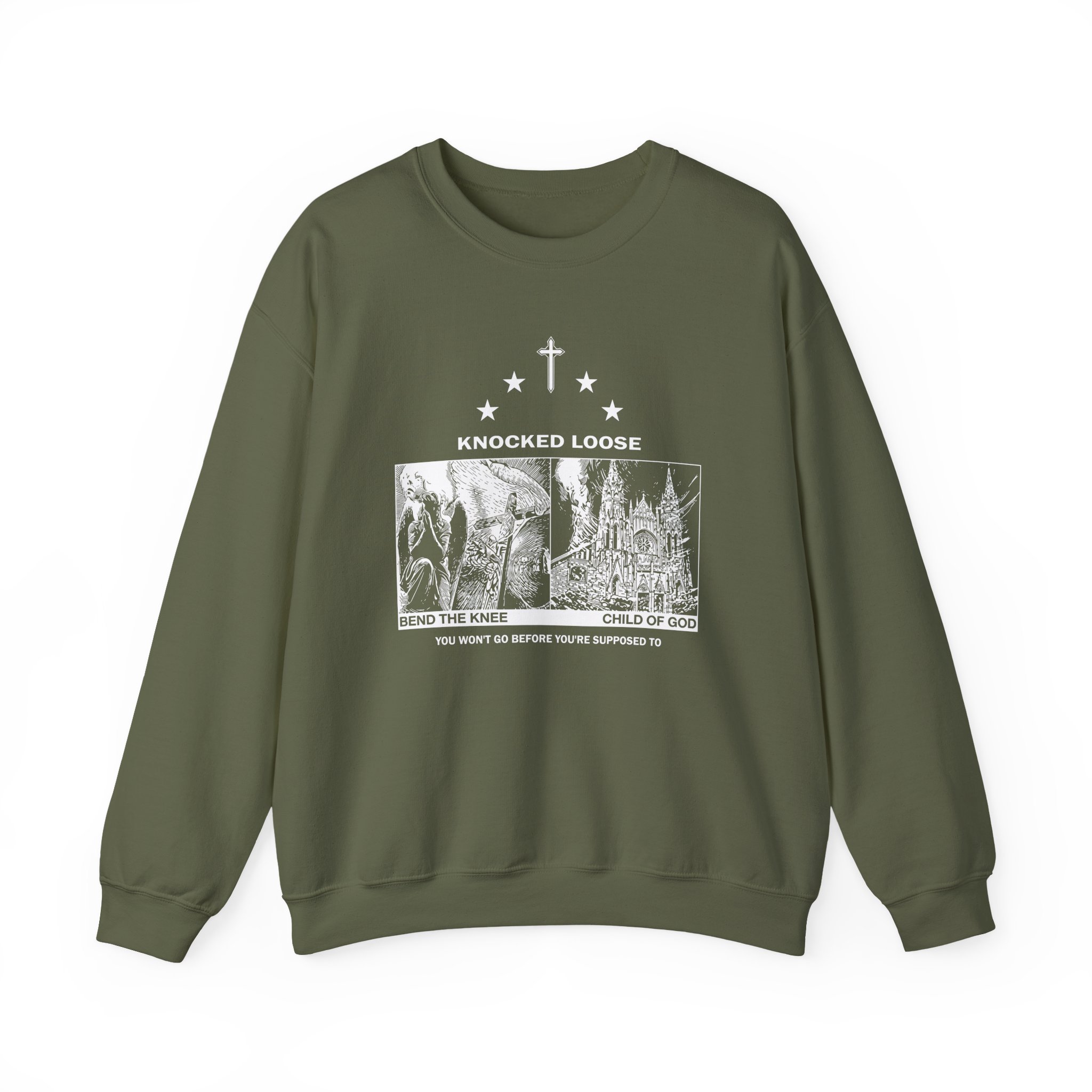 Knocked Loose Blinding Faith Royal Unisex Heavy Blend™ Crewneck Sweatshirt - Image 9