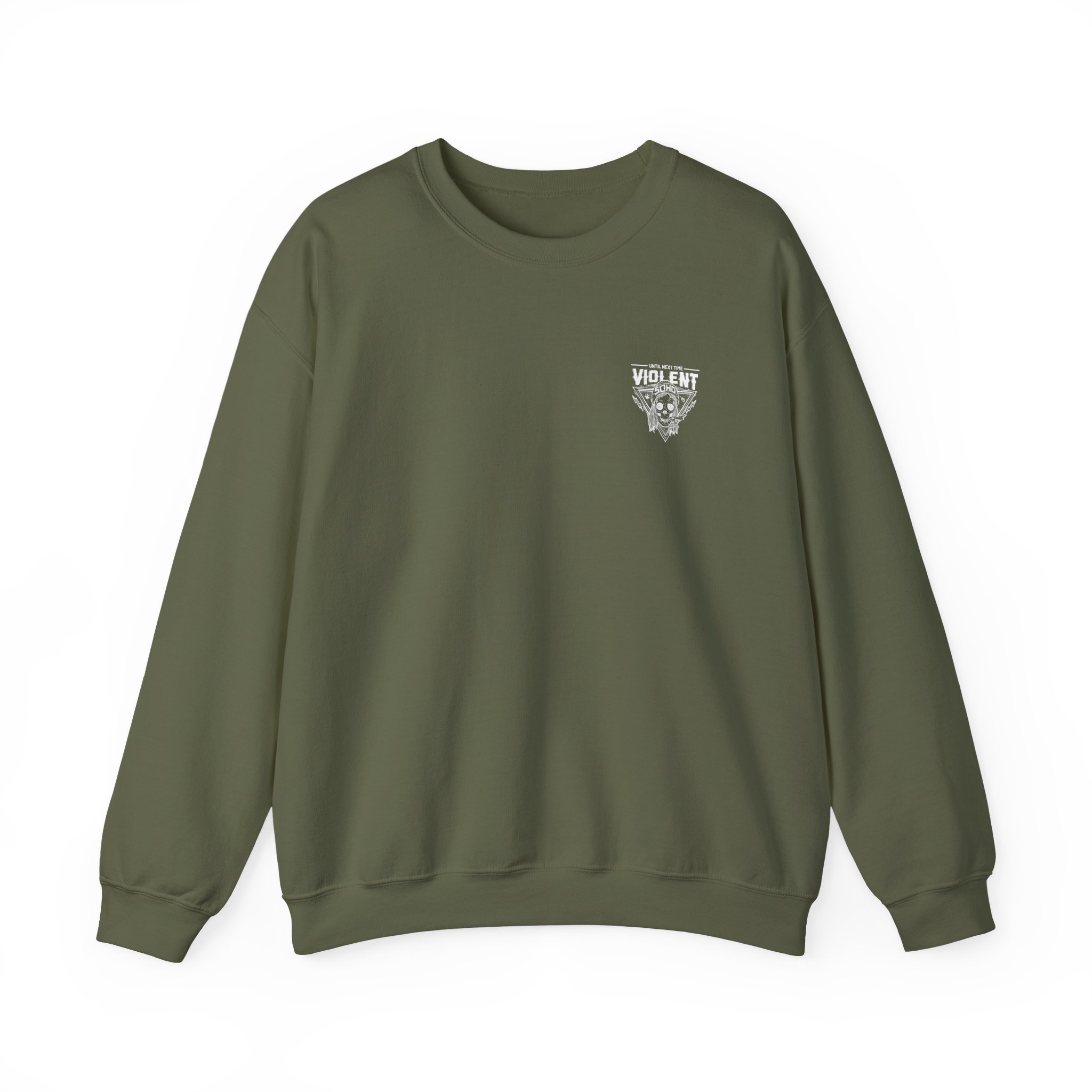 Violent Soho Until Next Time Blazin' Skull Unisex Heavy Blend™ Crewneck Sweatshirt - Image 7