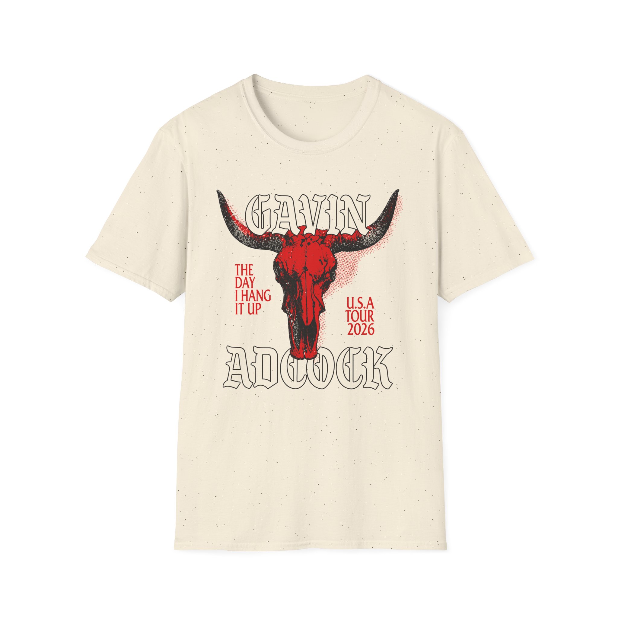 Gavin Adcock Ivory Steerhead Unisex Softstyle T-Shirt