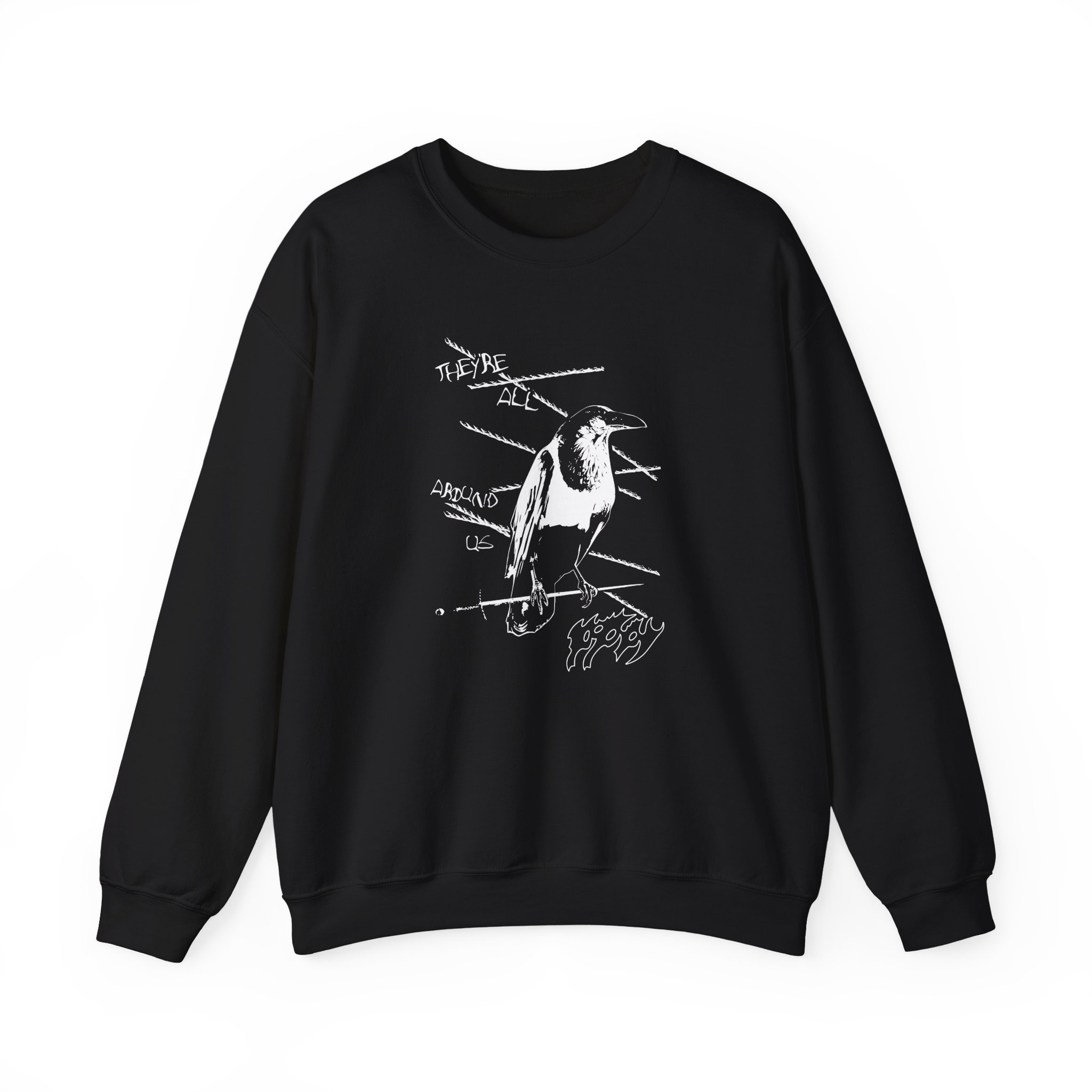Poppy They're All Around Us Unisex Heavy Blend™ Crewneck Sweatshirt