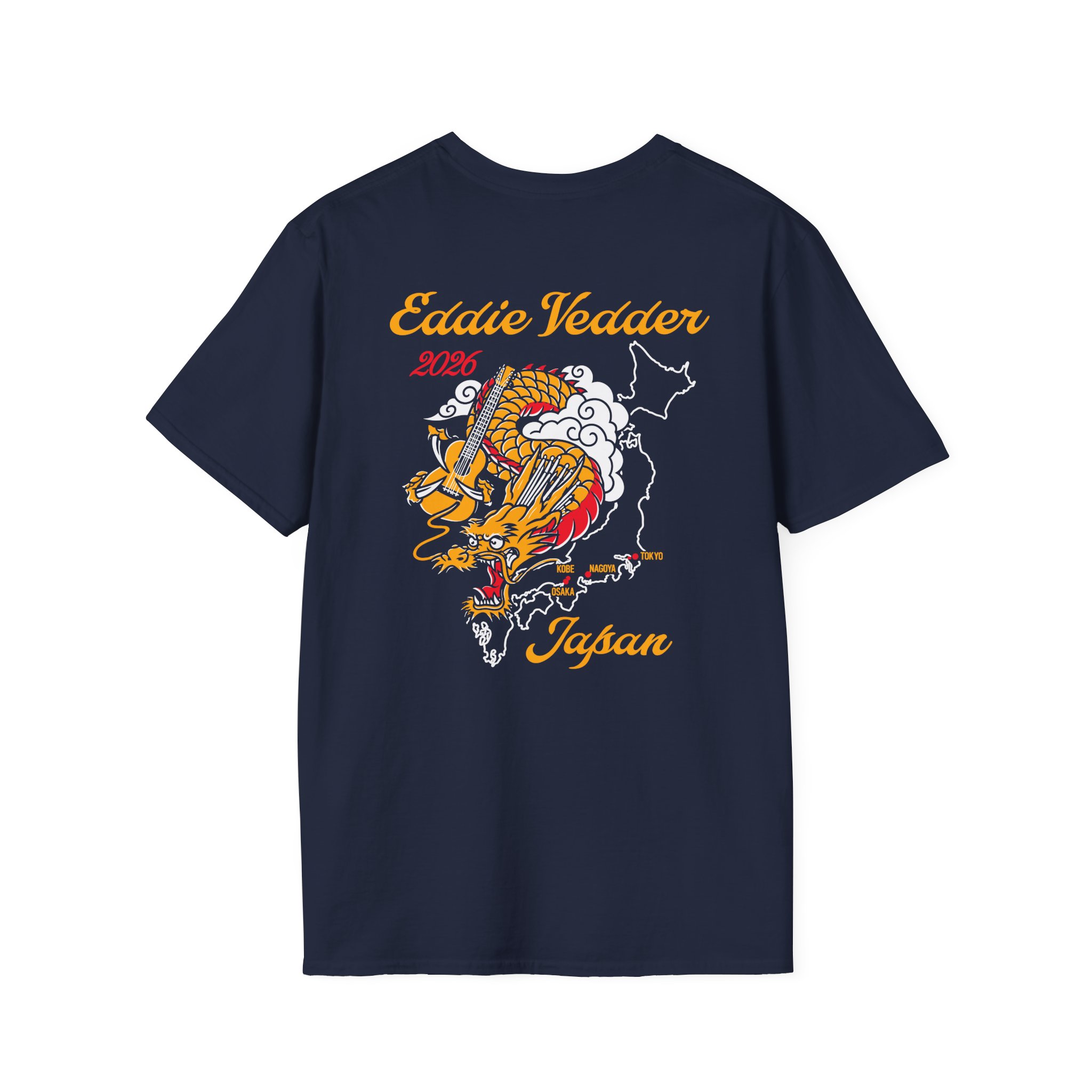 Eddie Vedder 2026 Tokyo Japan Unisex Softstyle T-Shirt - Image 14