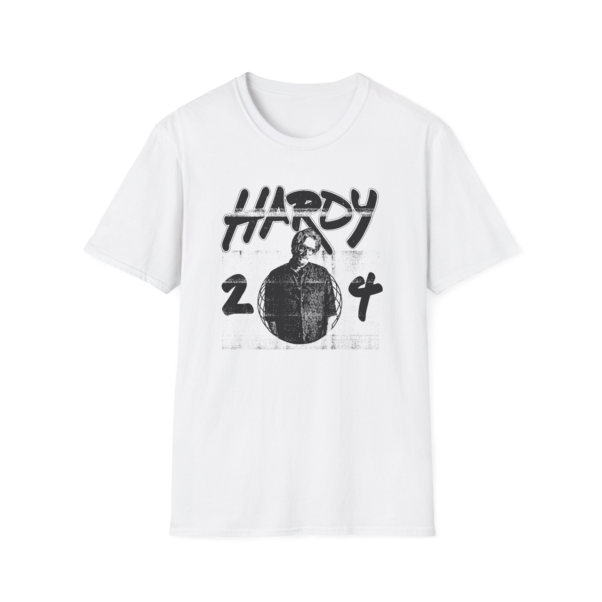 Hd Orange Record Unisex Softstyle T-Shirt - Image 3