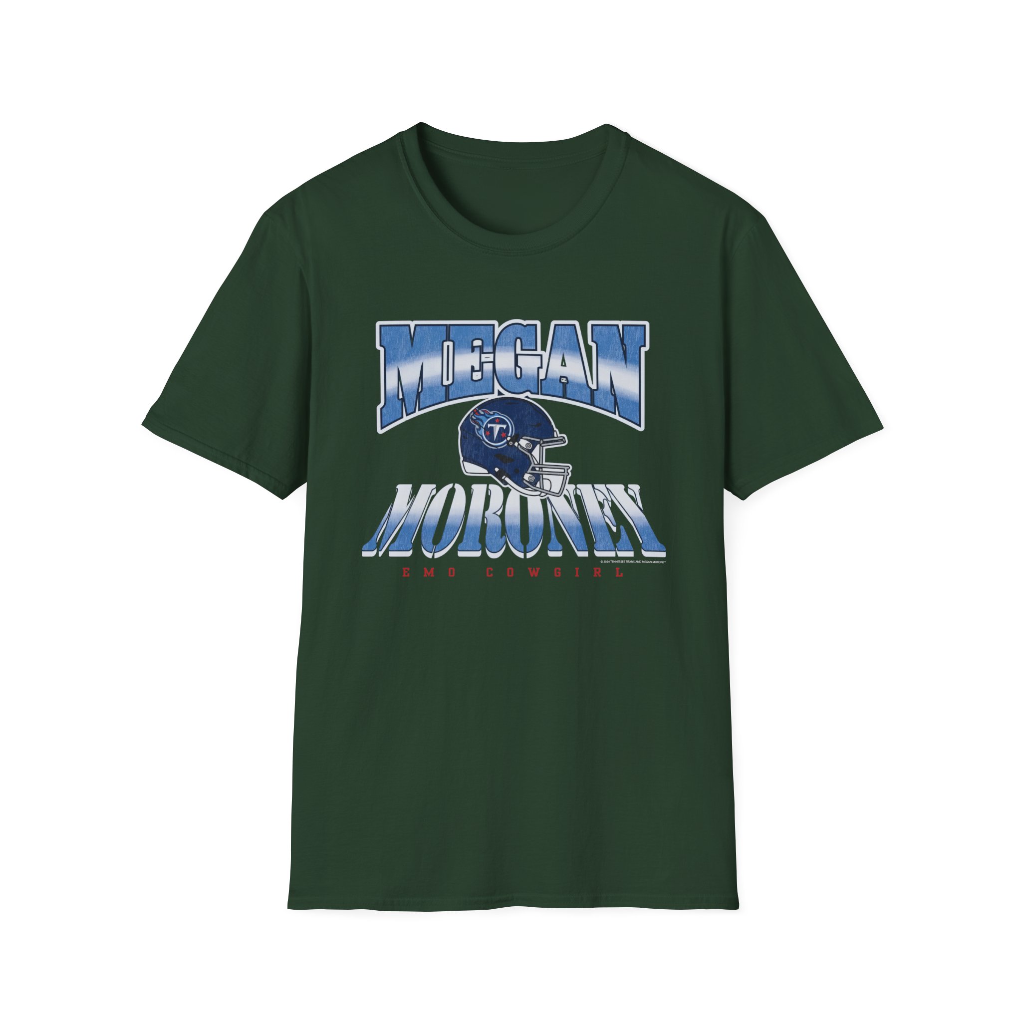Megan Moroney Titans Helmet Unisex Softstyle T-Shirt - Image 5