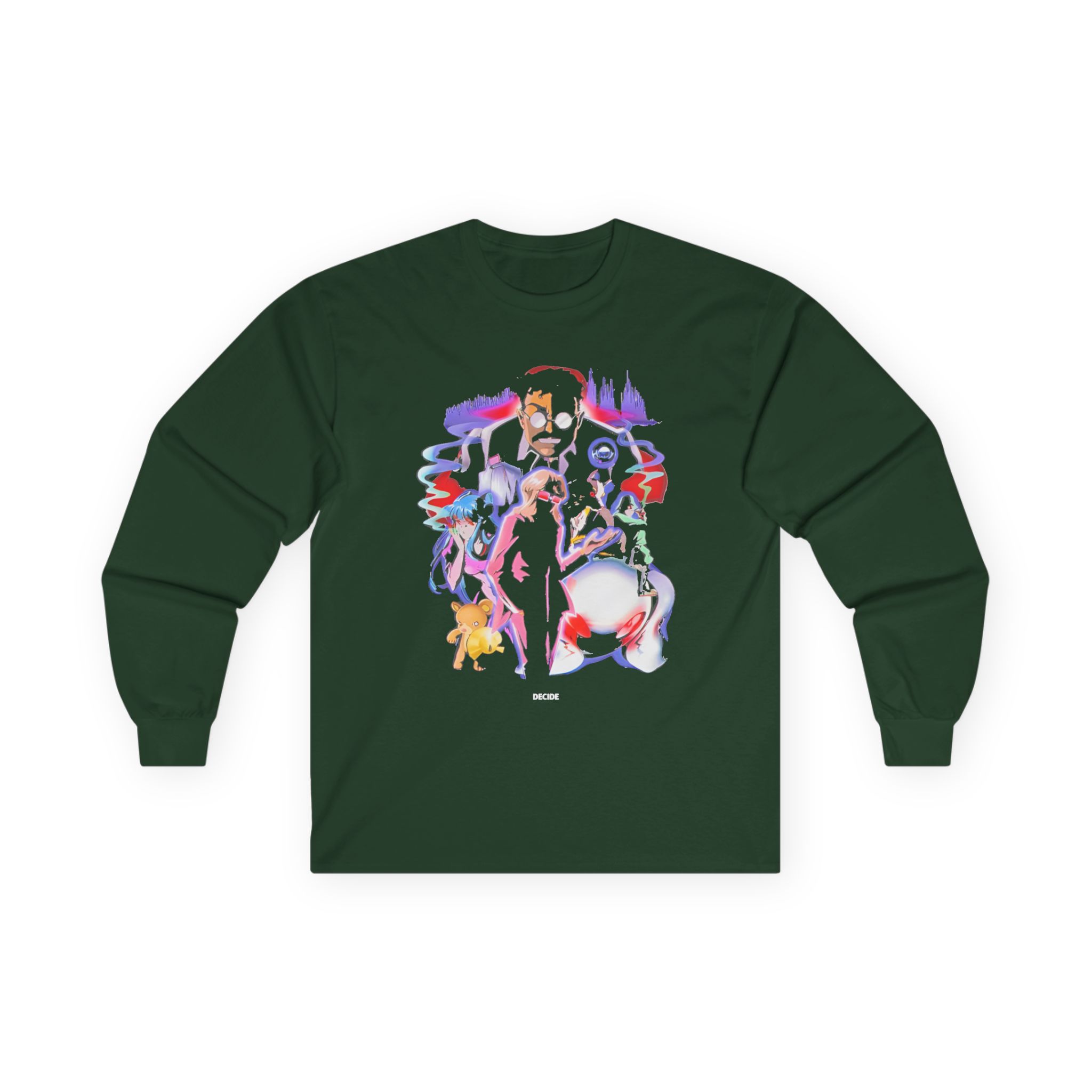 Djo Decide Deluxe Unisex Ultra Cotton Long Sleeve Tee - Image 5