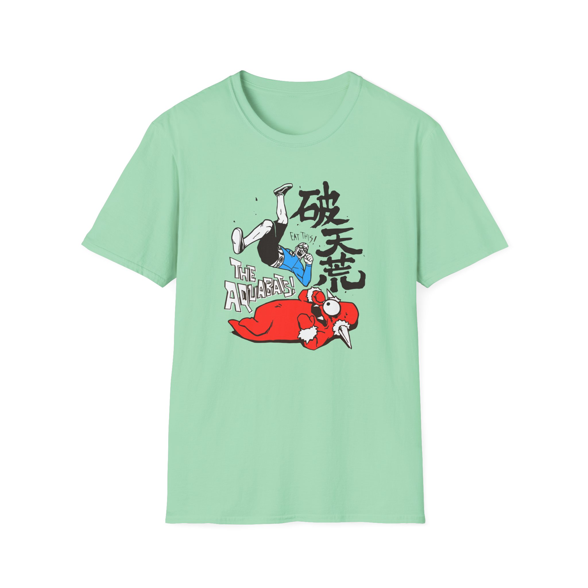 The Aquabats Elbow Drop! Archive Unisex Softstyle T-Shirt - Image 17