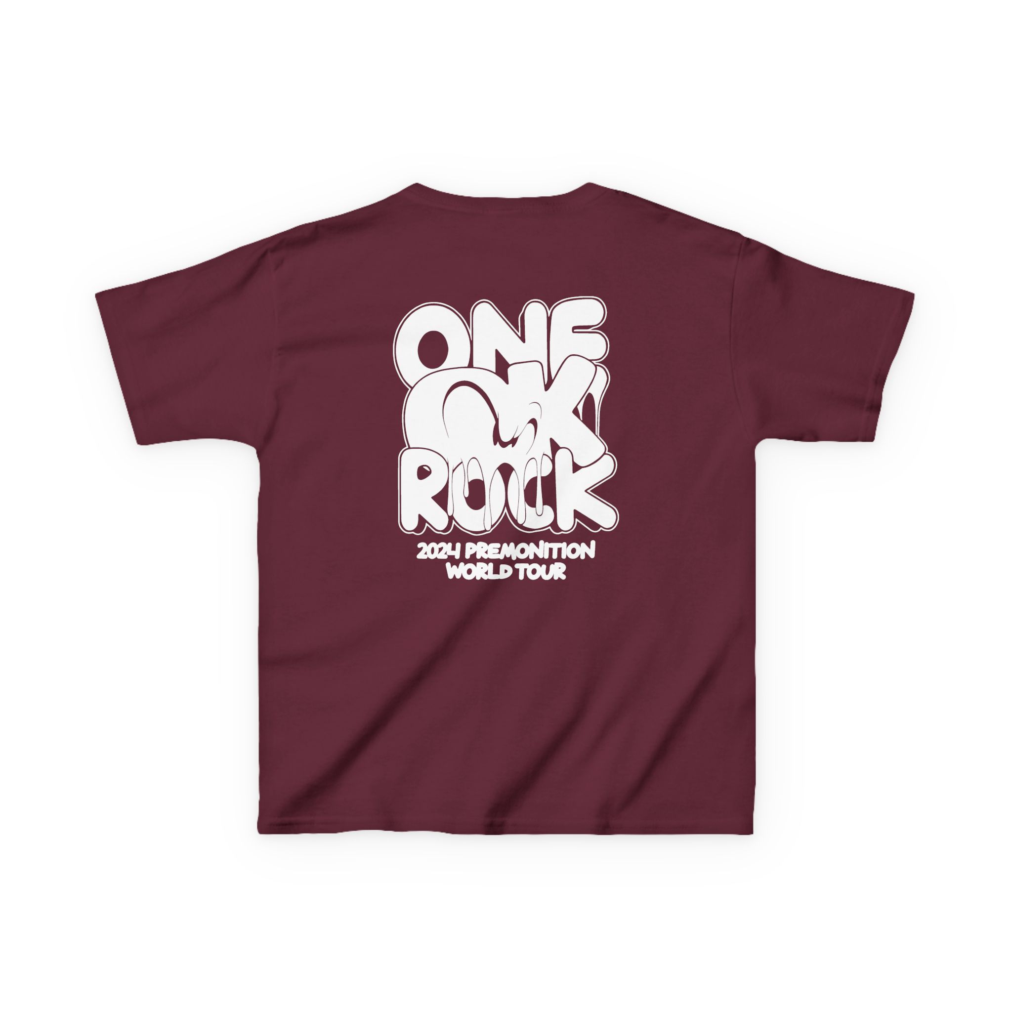 One Ok Rock Premonition World Tour Kids Heavy Cotton™ Tee - Image 4