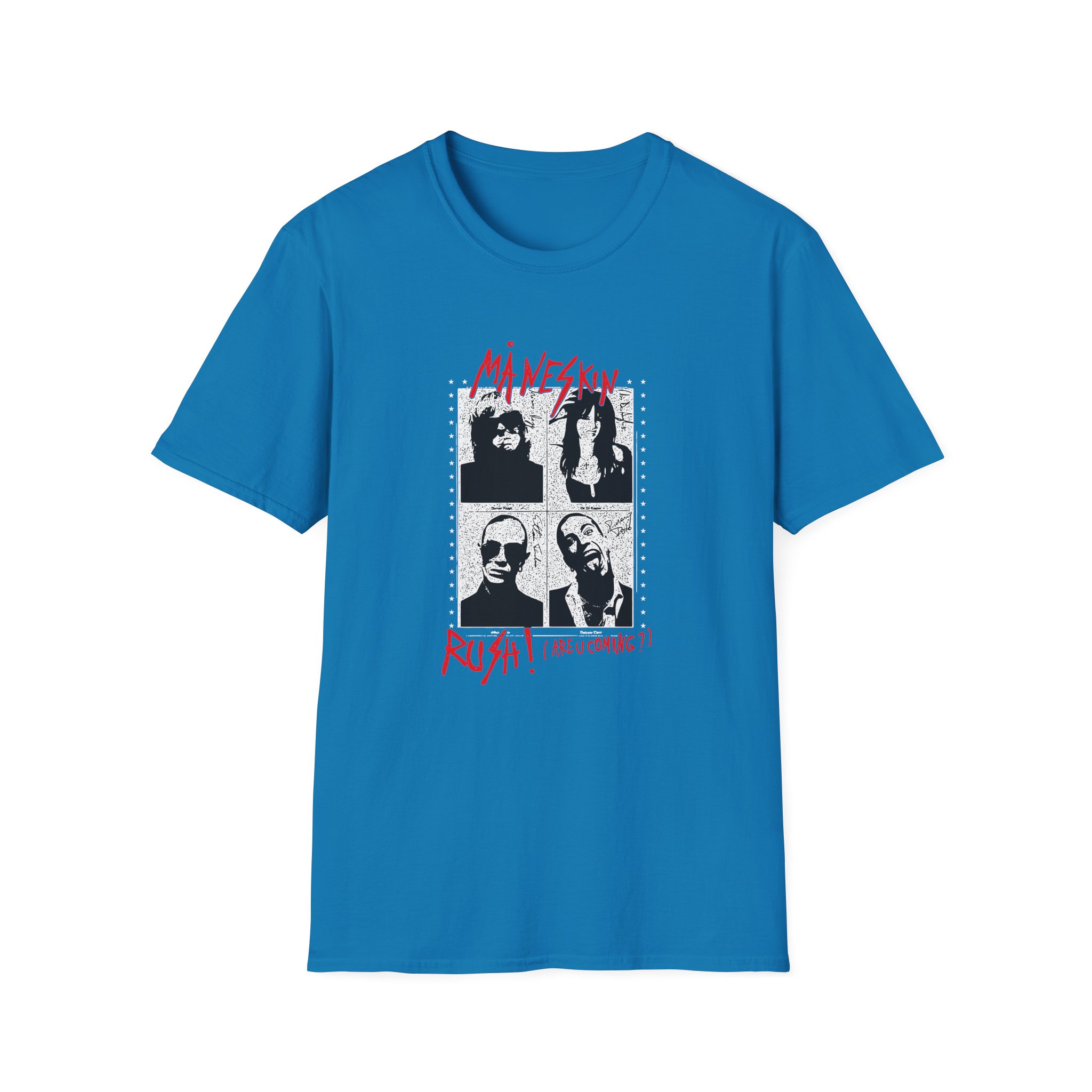 Maneskin RUSH! Unisex Softstyle T-Shirt - Image 9