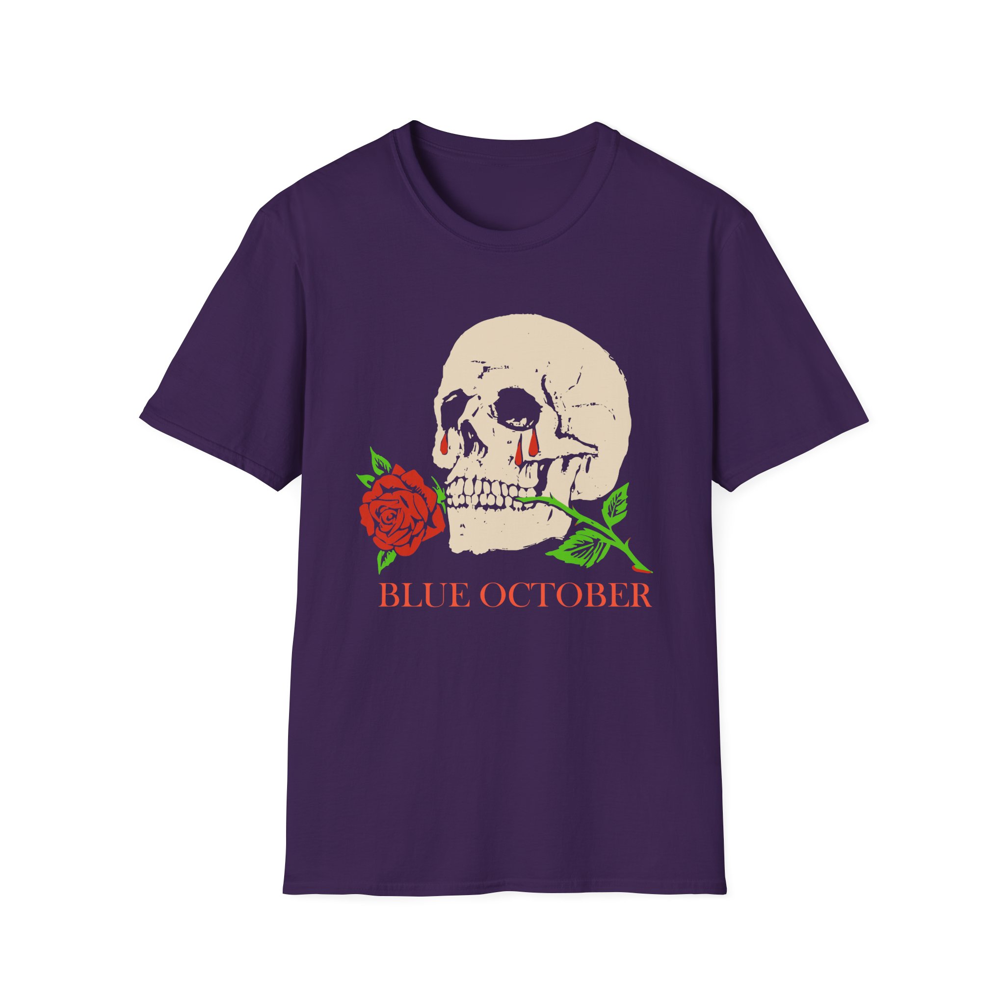 Blue October Where Did You Go Unisex Softstyle T-Shirt - Image 13