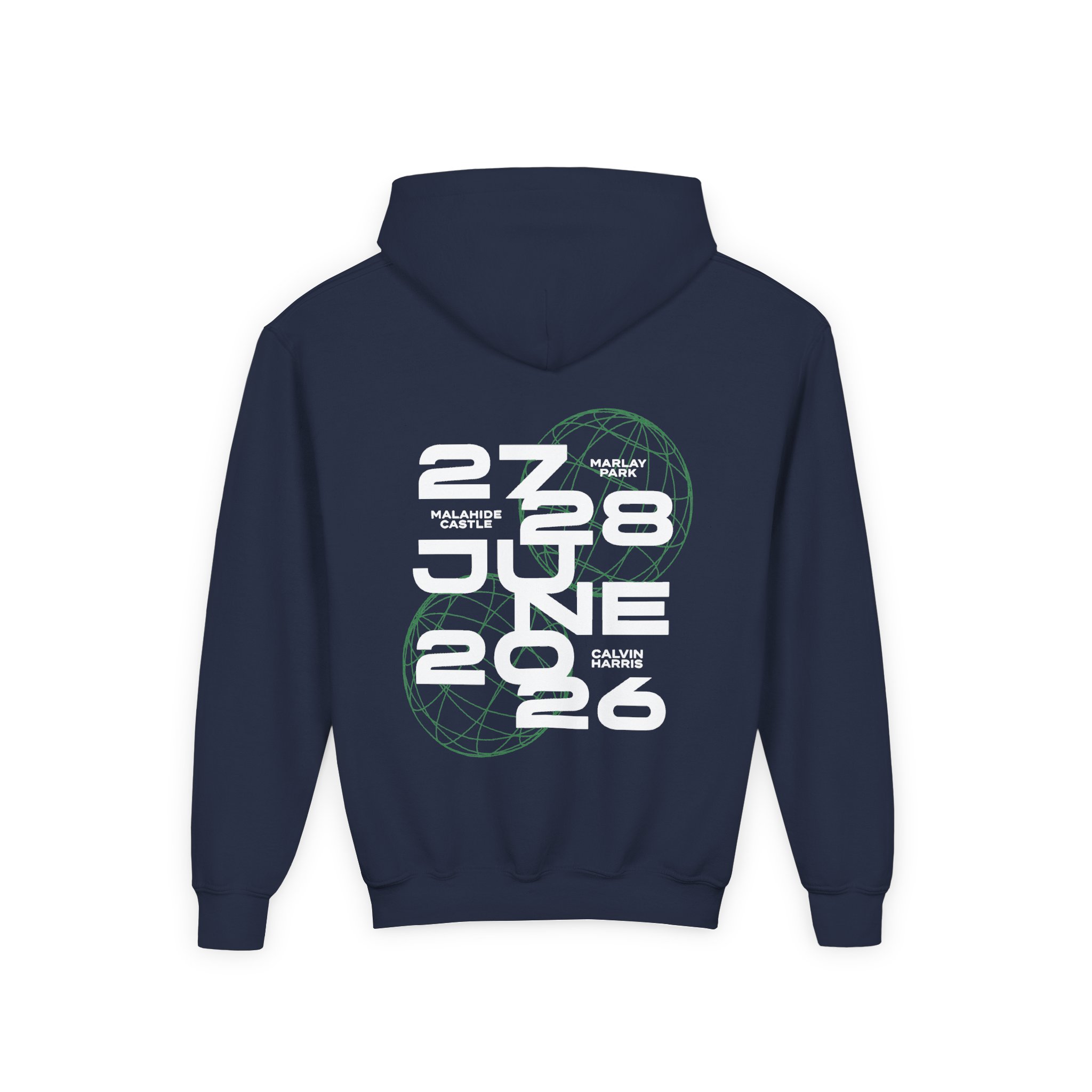 Youth Calvin Harris Wireframe Marlay Park Heavy Blend Hooded Sweatshirt - Image 8