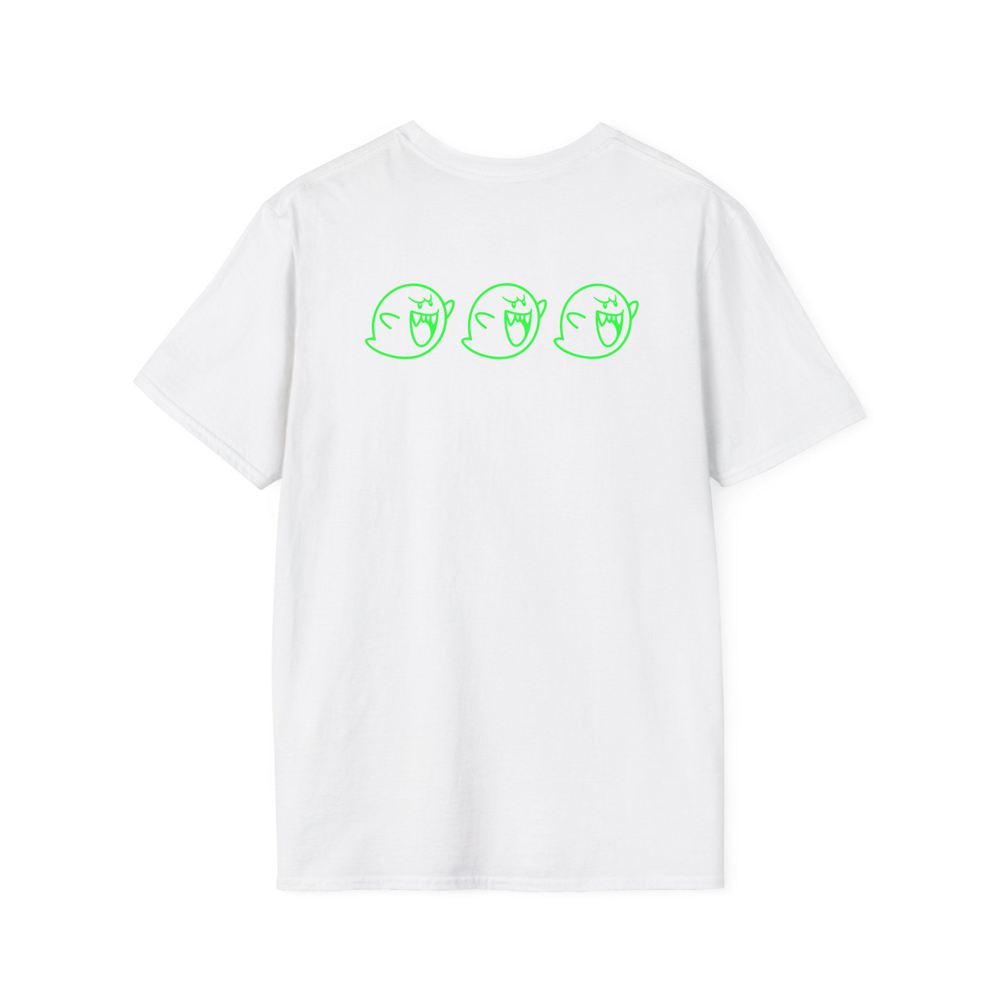 NTD Luigi™ and Boo Unisex Softstyle T-Shirt - Image 4