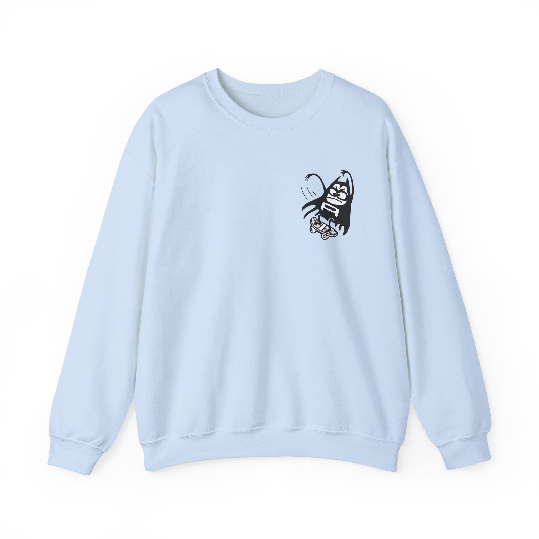 The Aquabats Lil Bat Skateboard Unisex Heavy Blend™ Crewneck Sweatshirt - Image 9