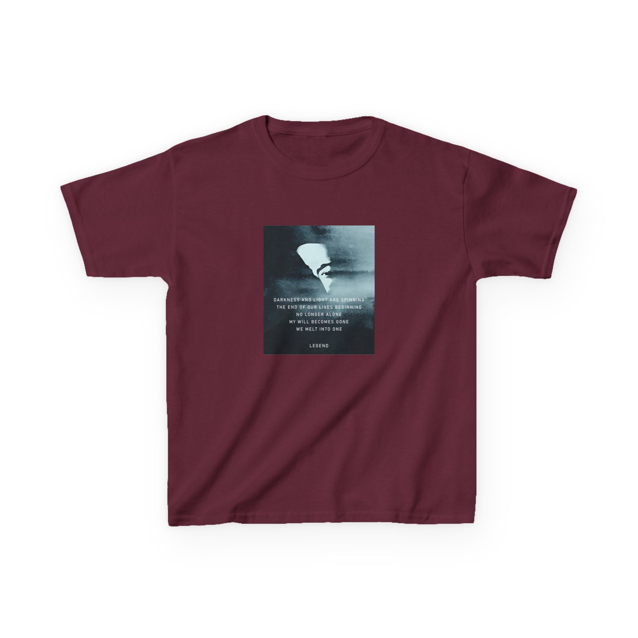 Kids John Legend Darkness Lyrics Heavy Cotton™ Tee - Image 3