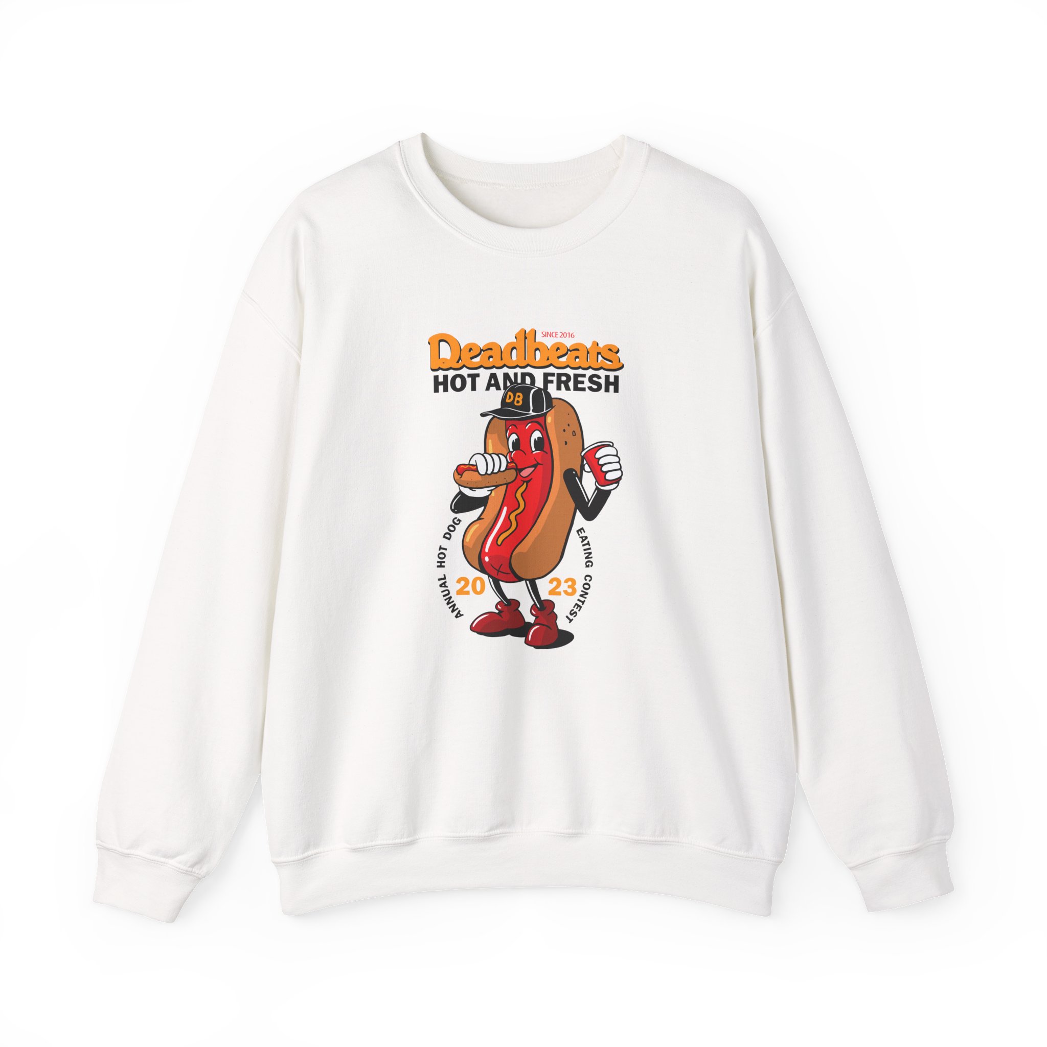 Deadbeats Jamboree Hot Dog Unisex Heavy Blend™ Crewneck Sweatshirt