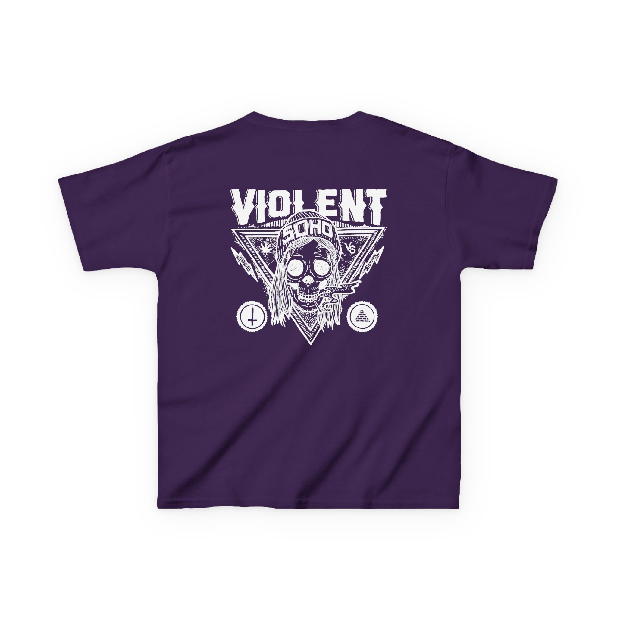 Violent Soho Blazin Skull Kids Heavy Cotton™ Tee - Image 16
