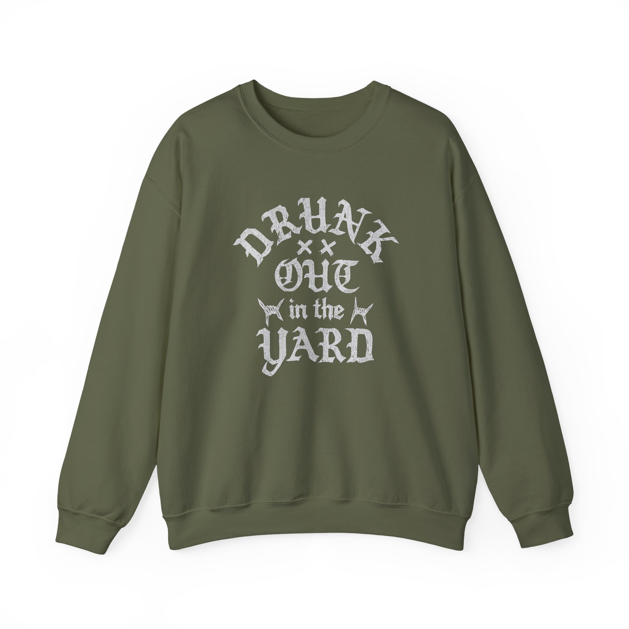 Hd Drunk Out in the Yard Unisex Heavy Blend™ Crewneck Sweatshirt - Image 5