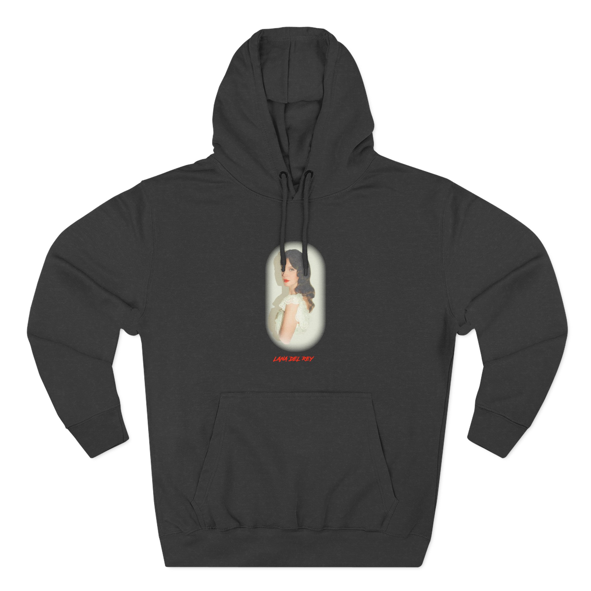 Lanadelrey Indio Portrait Three-Panel Fleece Hoodie - Image 5