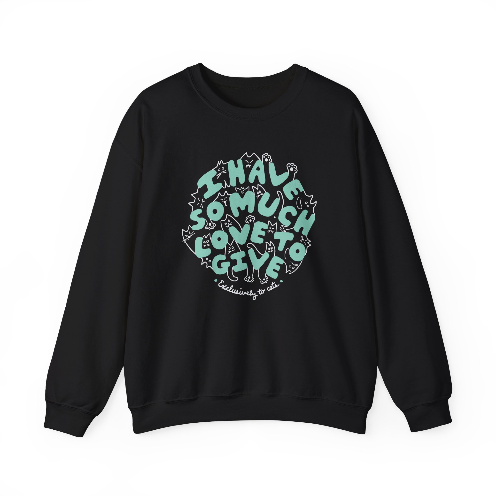 Dropout Exclusively To Cats Unisex Heavy Blend™ Crewneck Sweatshirt