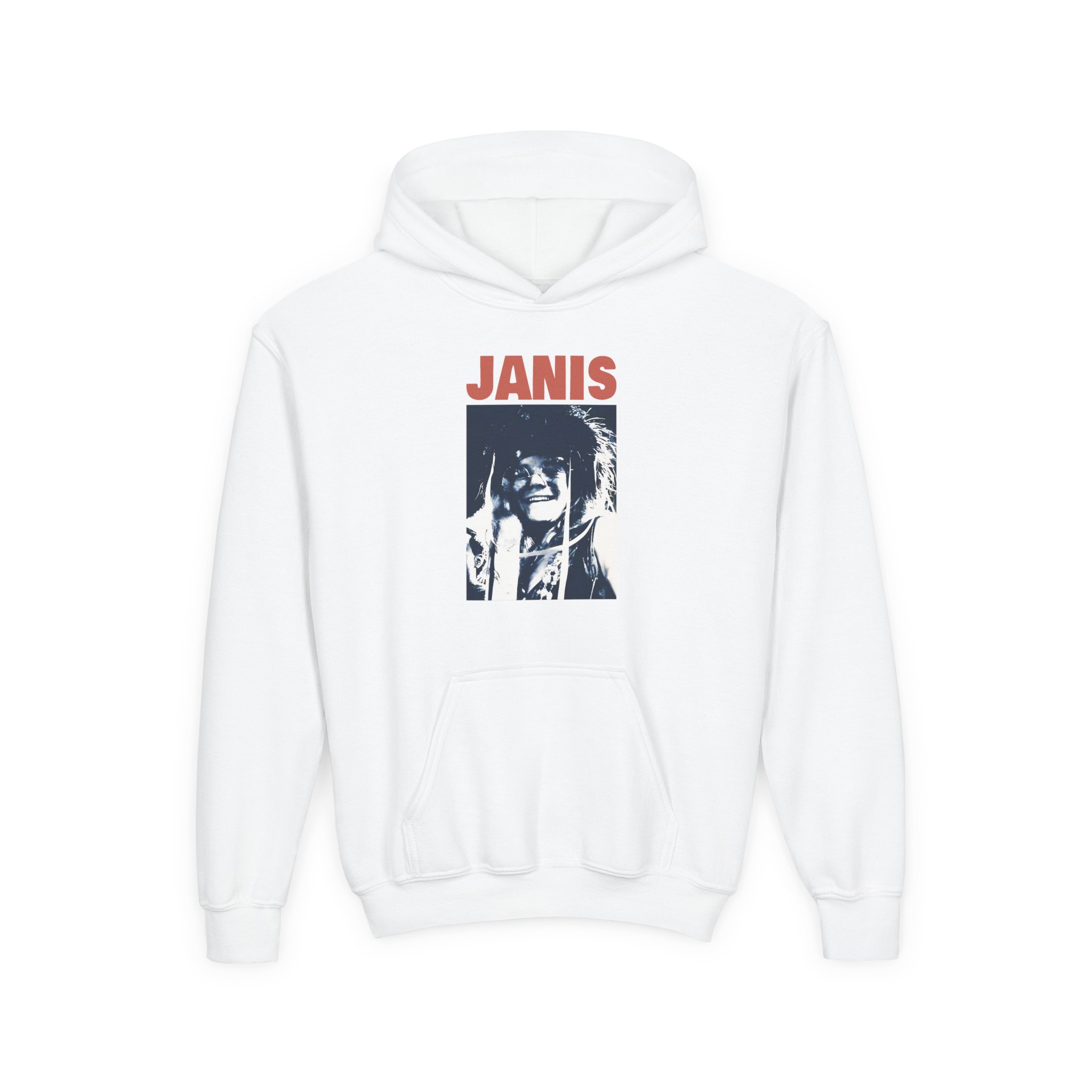 Janis Joplin Beatnick Youth Heavy Blend Hooded Sweatshirt